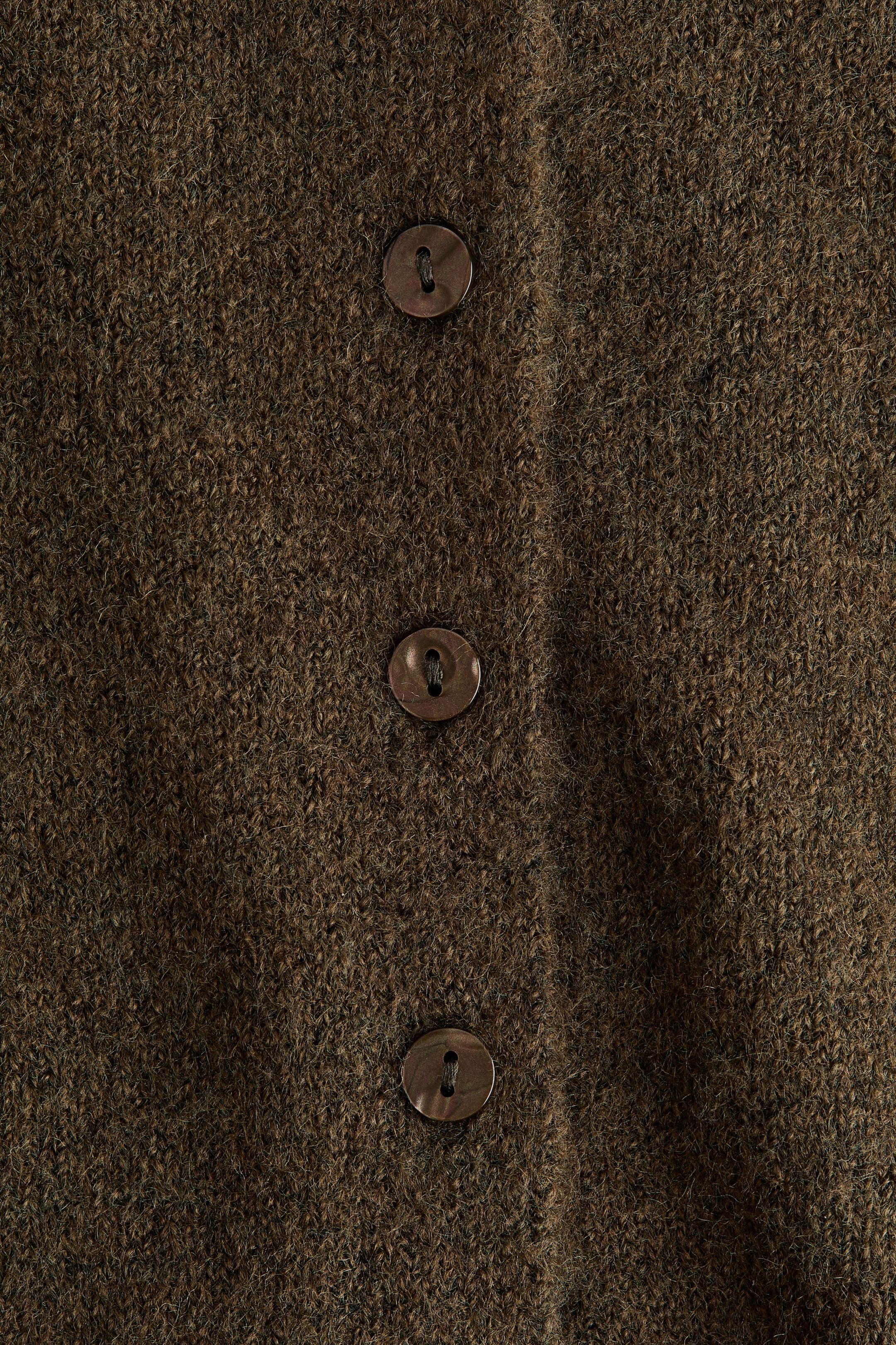 Bouclé-Knit Cardigan