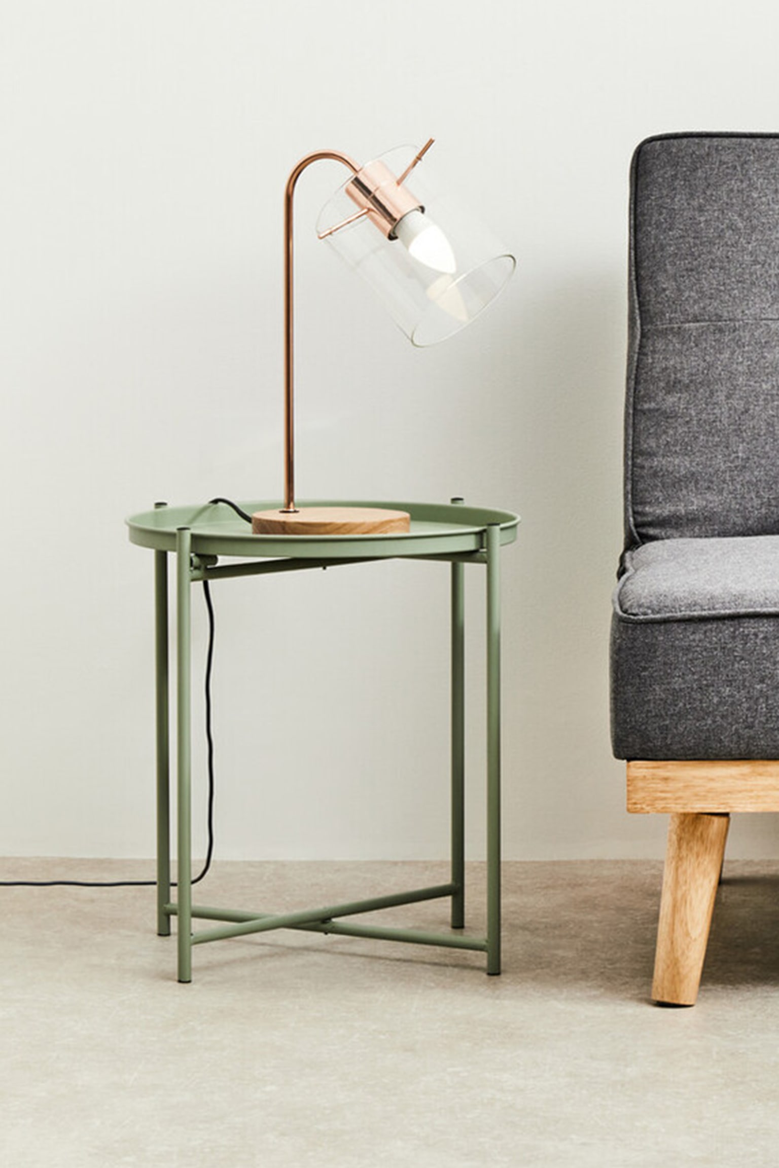 Trosa Iron Side Table - Green - 2