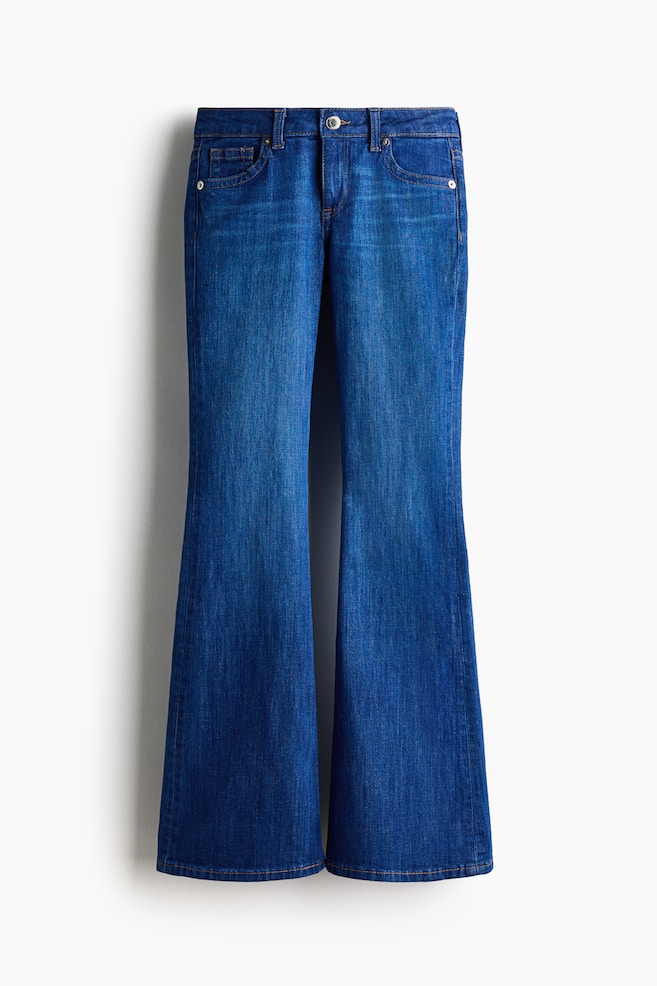 Flared Low Jeans - Denim blue/Denim grey/Dark denim blue/Washed black/Light denim blue/Denim blue - 1