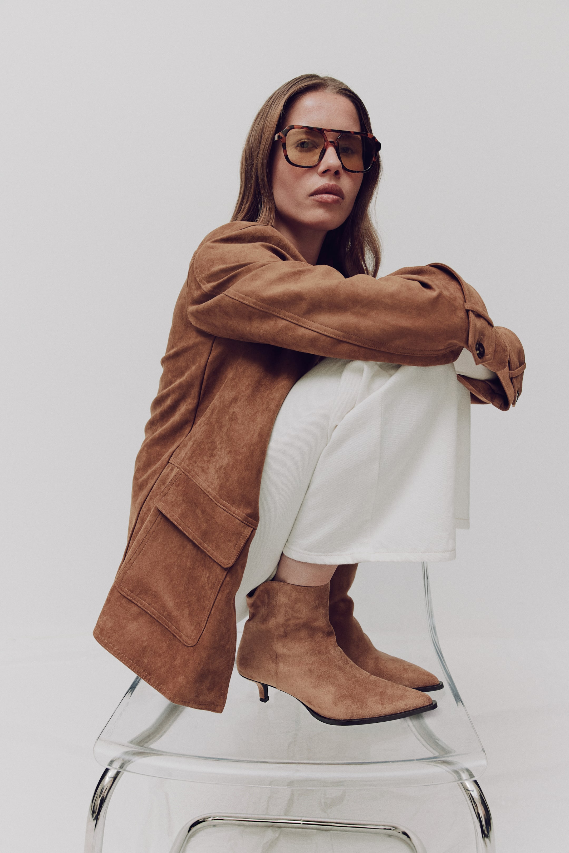 View larger image: Pointed-Toe Ankle Boots - Dark beige - Ladies | H&M PH 1