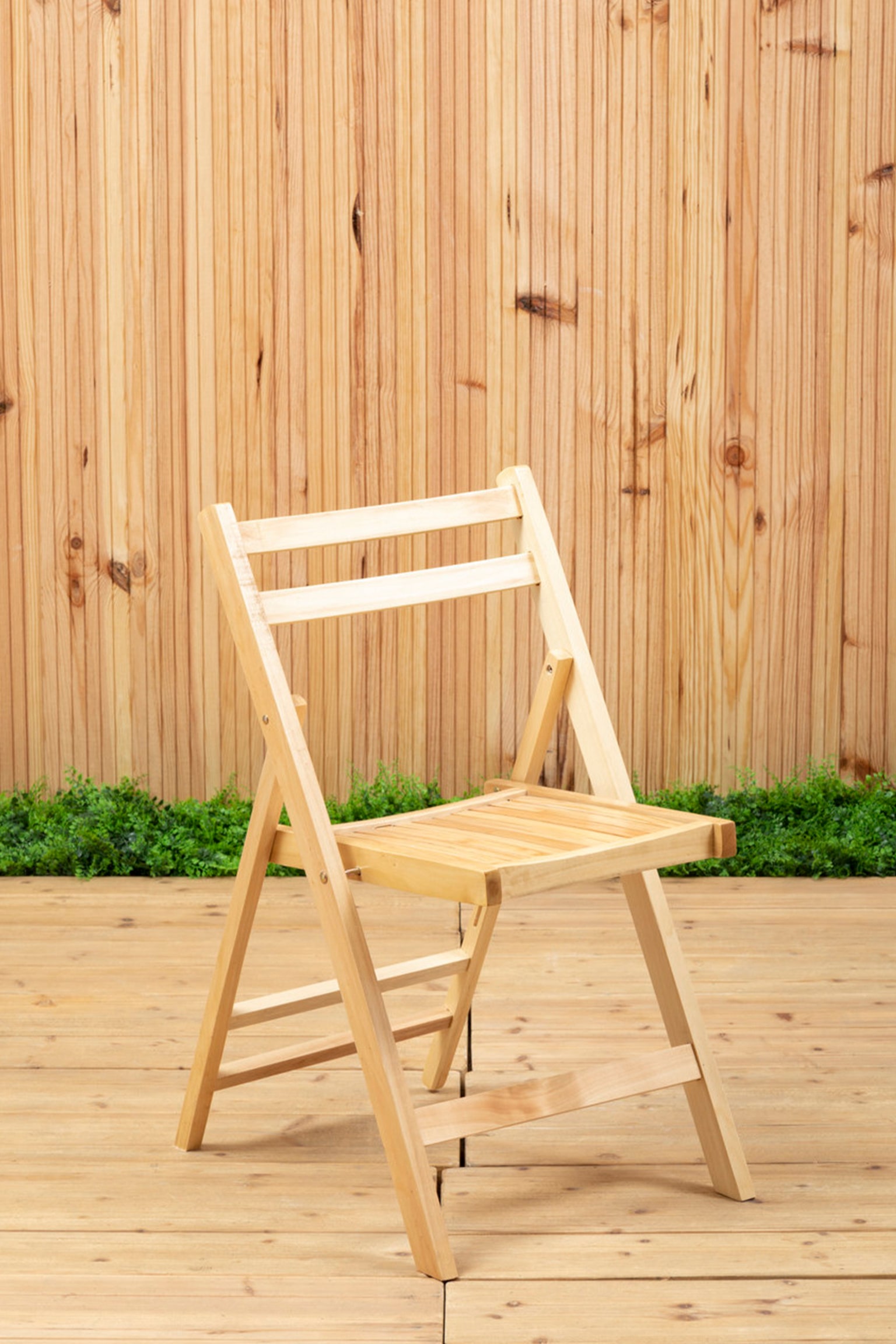 Beauport Folding Chair - Natural/White/Black - 4