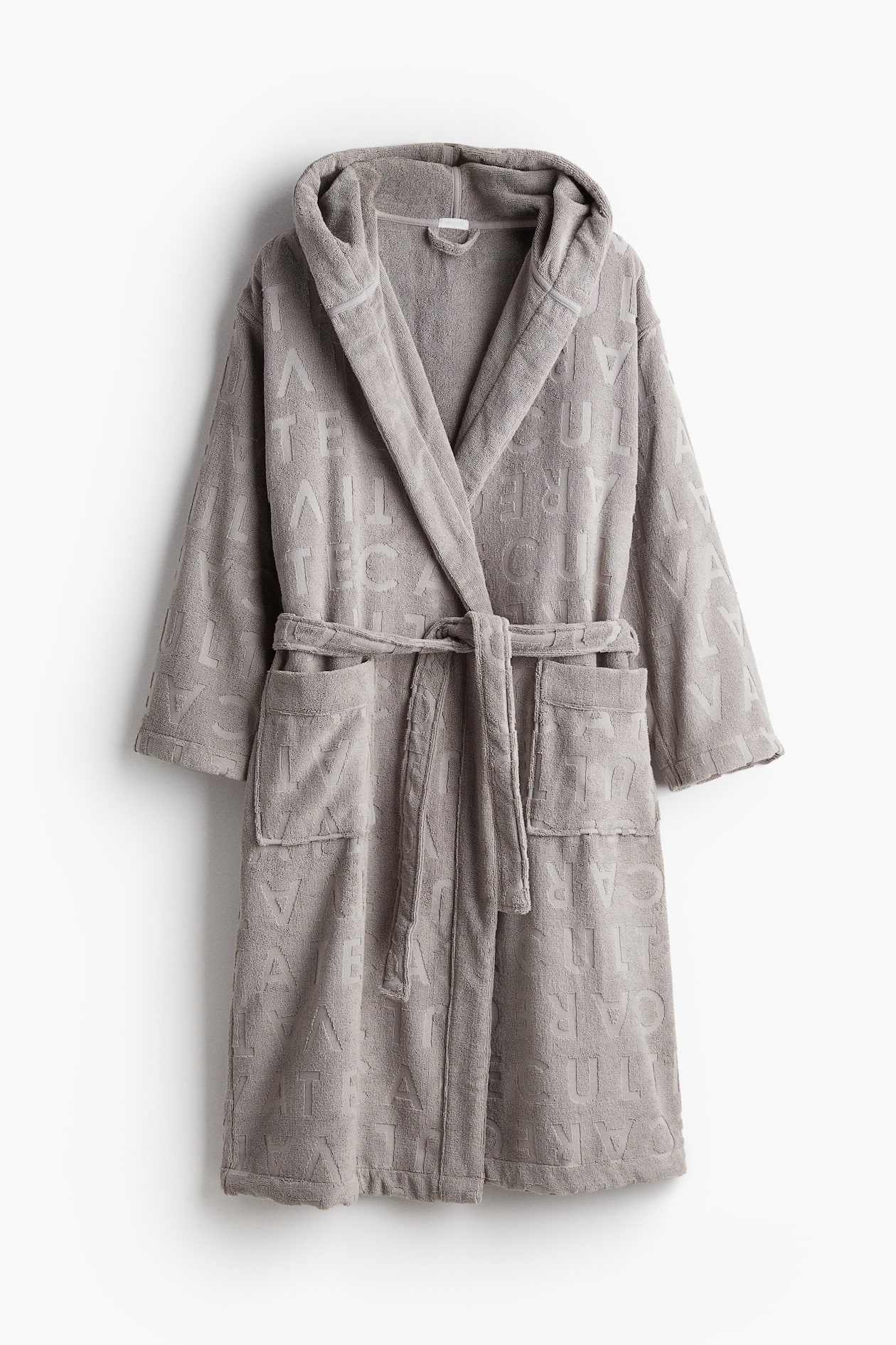 Gray Terry Bathrobe at H&M Home | H&M US