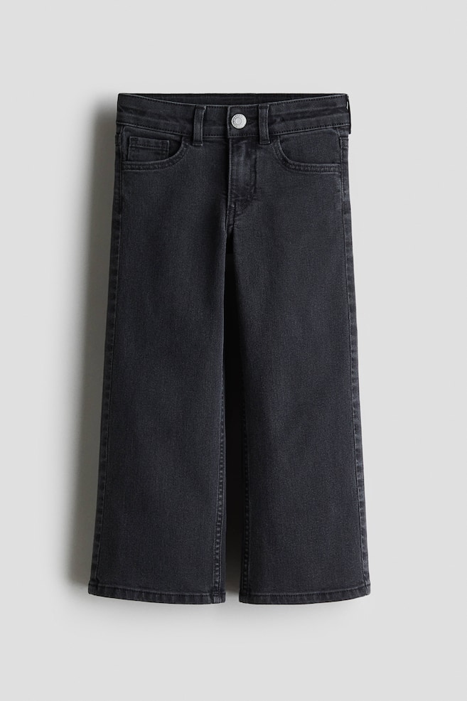 Superstretch Wide Leg Jeans - Denim black/Light denim blue/Washed denim blue/Light denim blue - 1