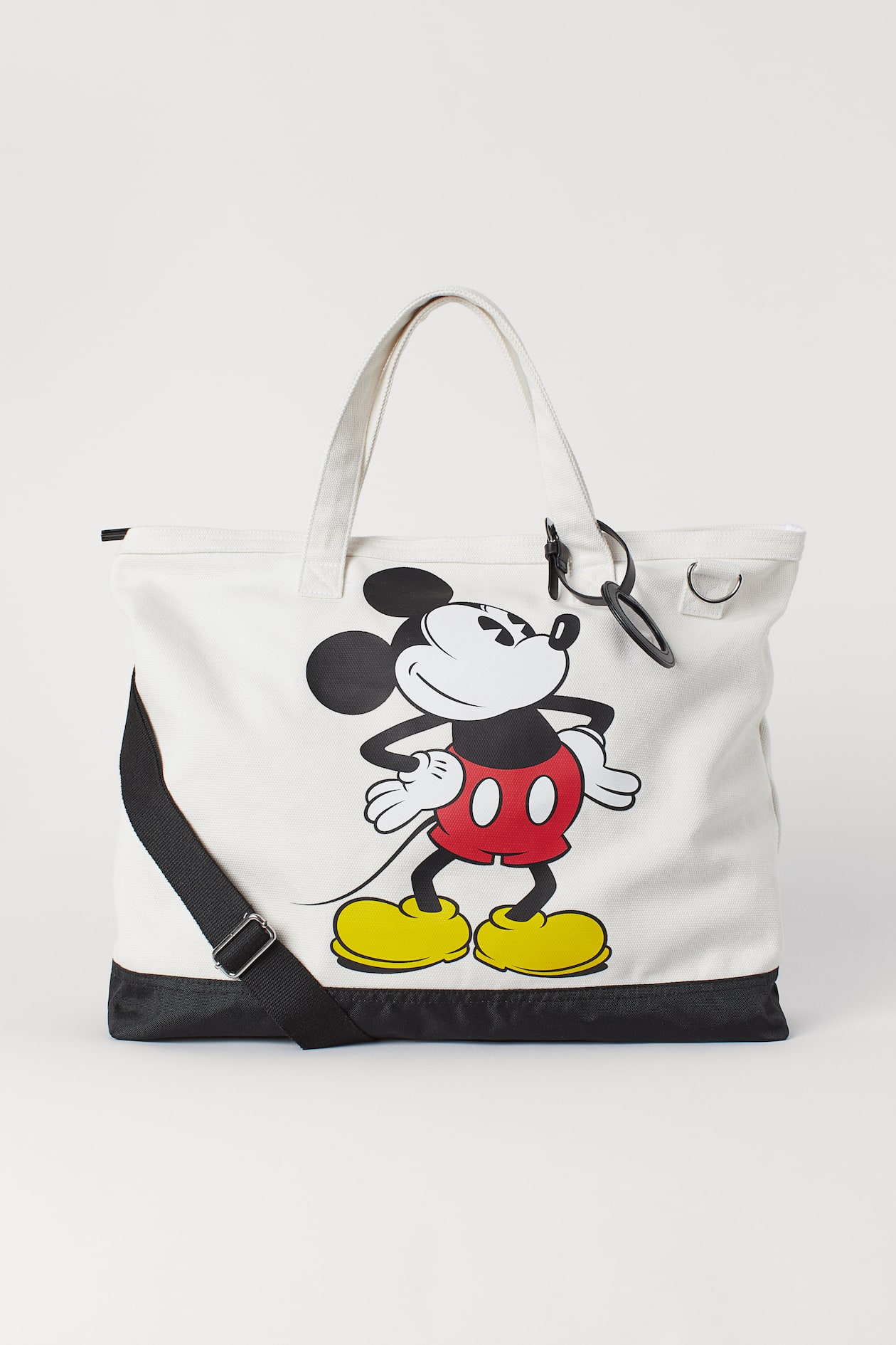 Shopper Minnie Maus Tasche H&m Tasche Aus Baumwollcanvas Weiß