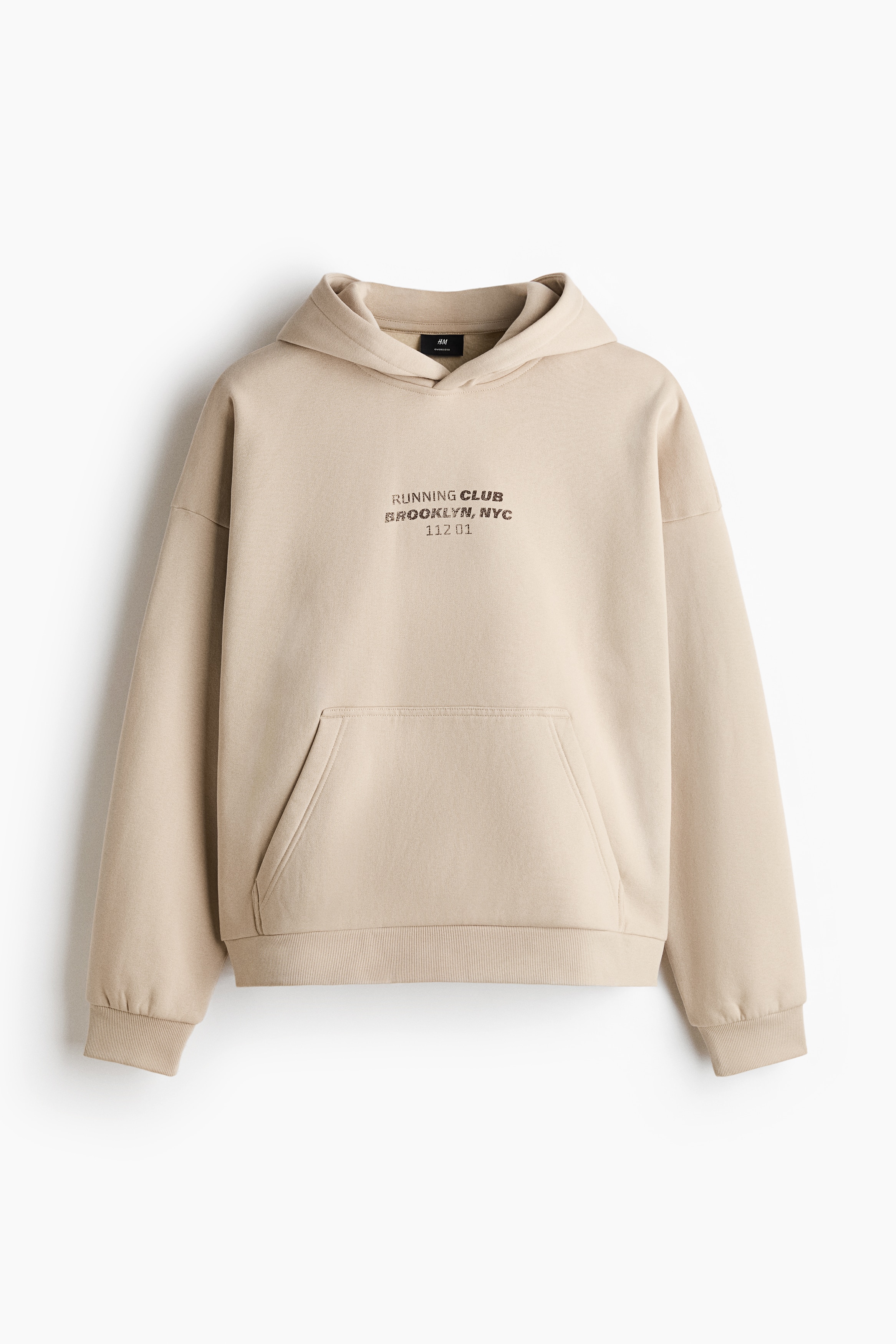 Loose-Fit Hoodie - Beige/Running Club/Gray melange/Euphoria/Black/Euphoria/Gray melange/Soho NYC/Black/Soho NYC