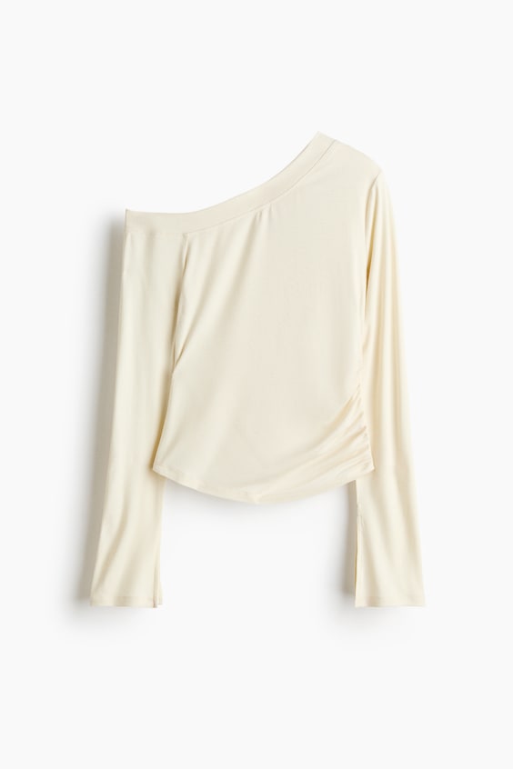 Женские топы H&M One-Shoulder Viscose Top