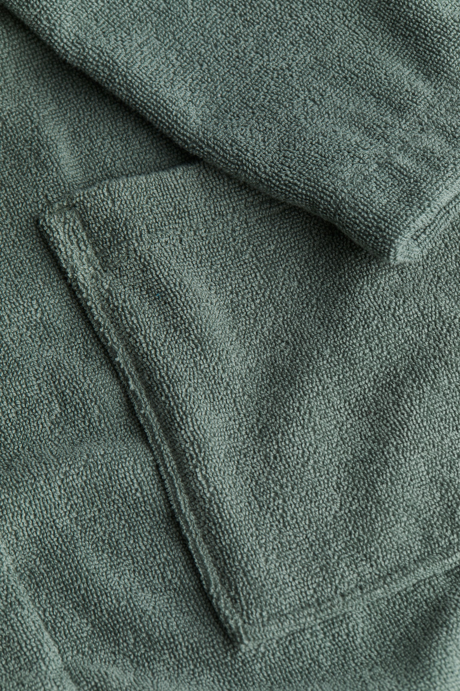 Cotton terry dressing gown - Green/Light mole/Light dusty blue/Dark grey/White/Dusty brown/Light blue/Pink - 3