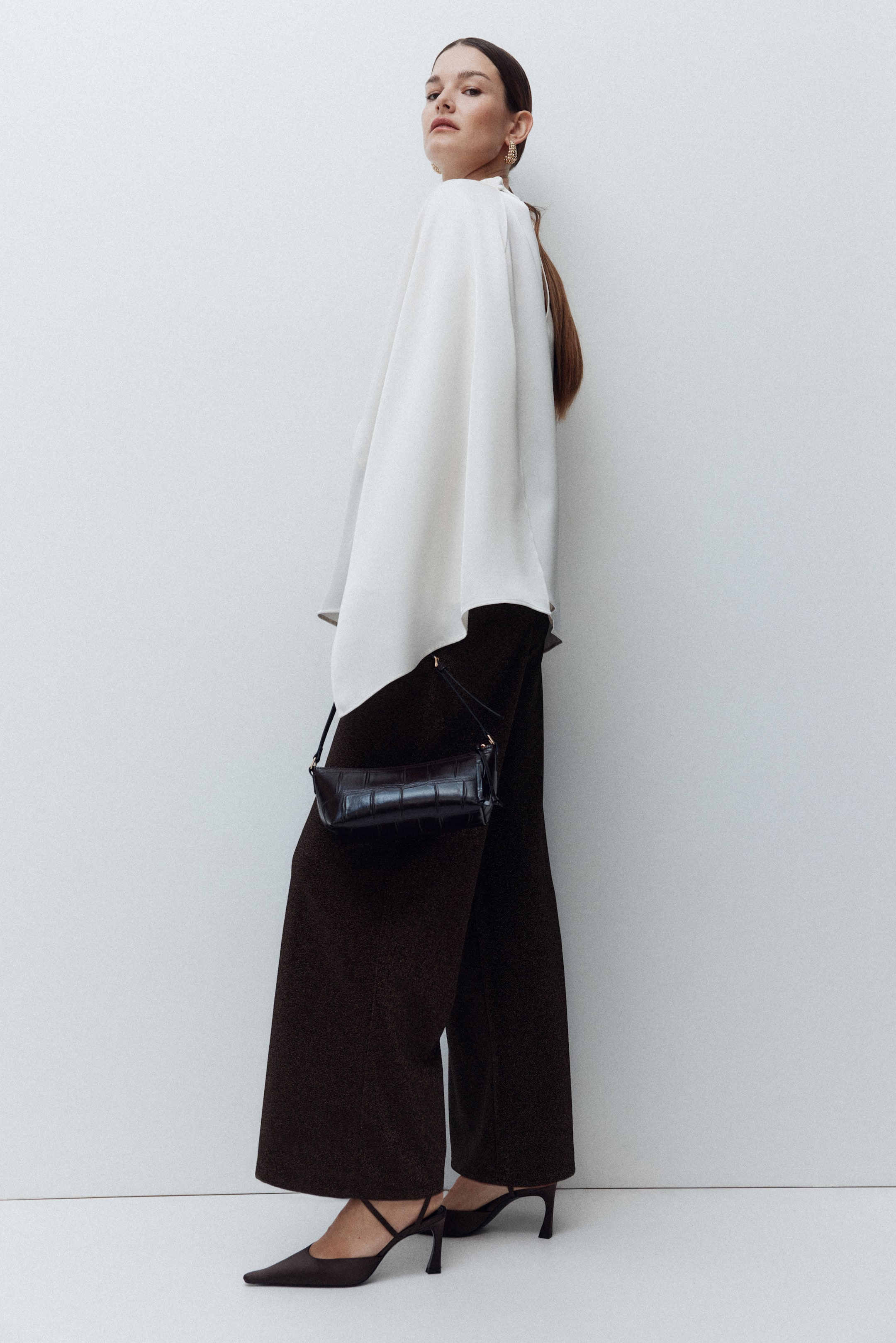 Größeres Bild ansehen: MAMA Gerade Hose - Dunkelbraun - Ladies | H&M DE 3