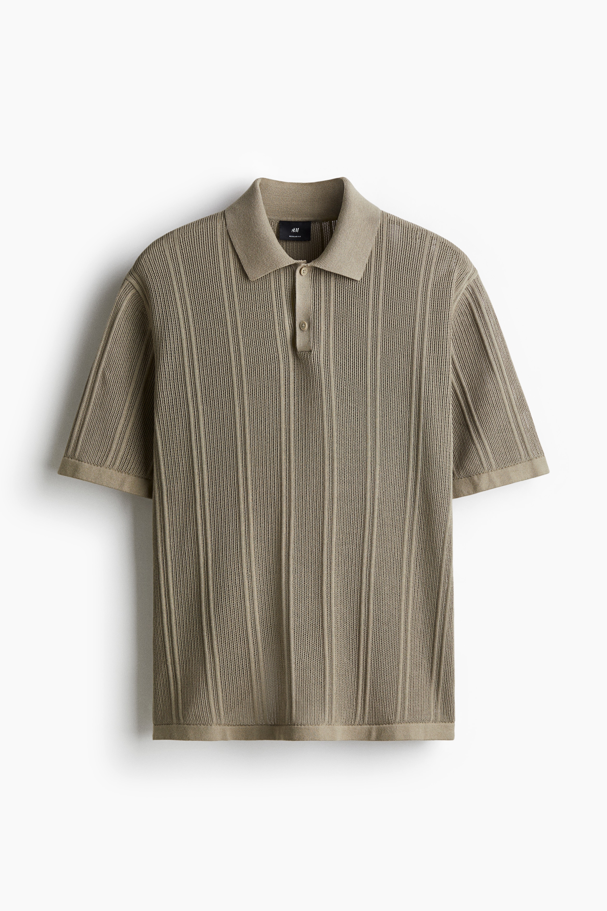 Regular Fit Polo shirt - Khaki green/Cream/Dark blue/Dark brown