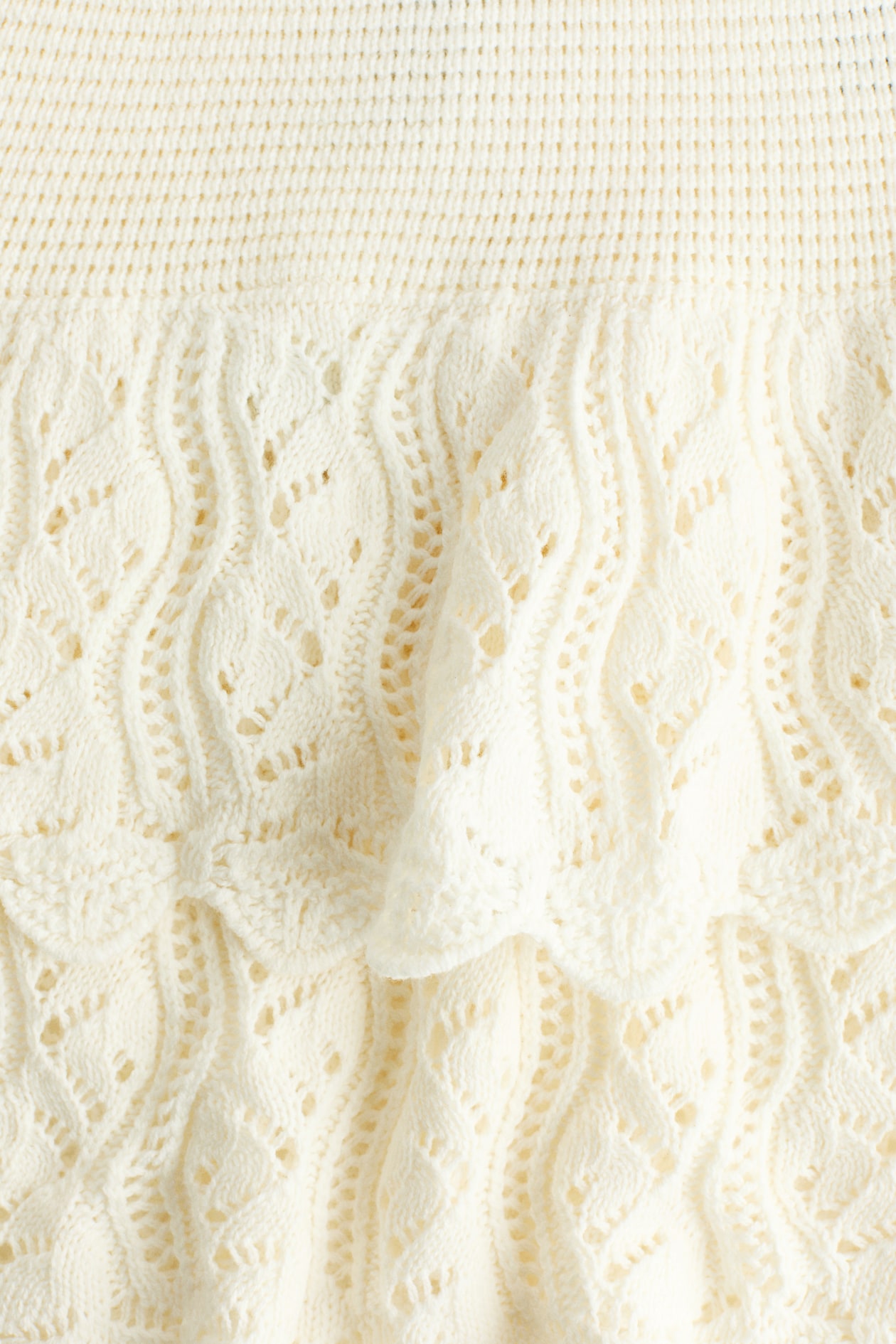 Crochet-Look Tiered Skirt - image 5