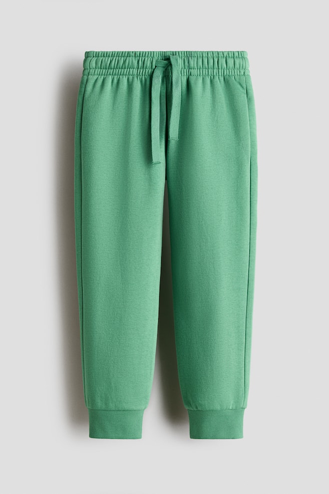 Brushed-inside joggers - Green/Black/Navy blue/Grey marl/Beige marl/Bright blue/Dusty turquoise/Dark grey/Blue/Dark red - 1