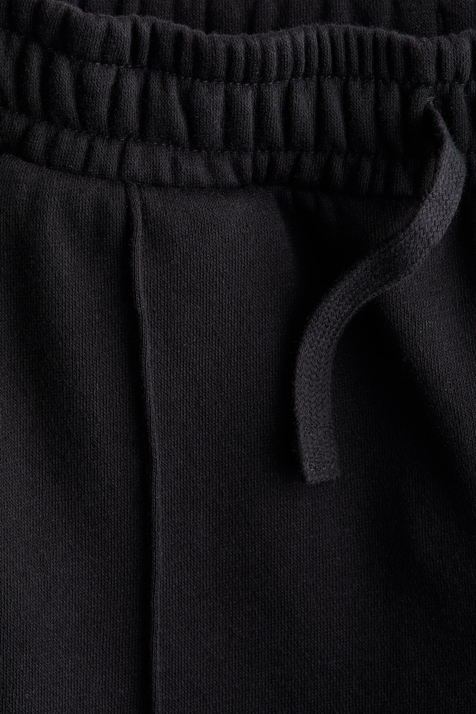 Straight sweatshirt joggers - Black/Grey marl - 2