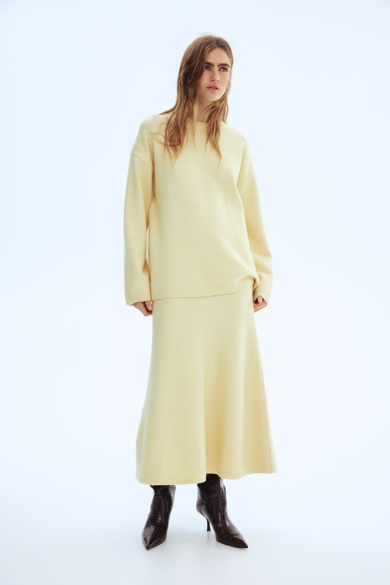 Pull oversize - Jaune clair - FEMME | H&M FR