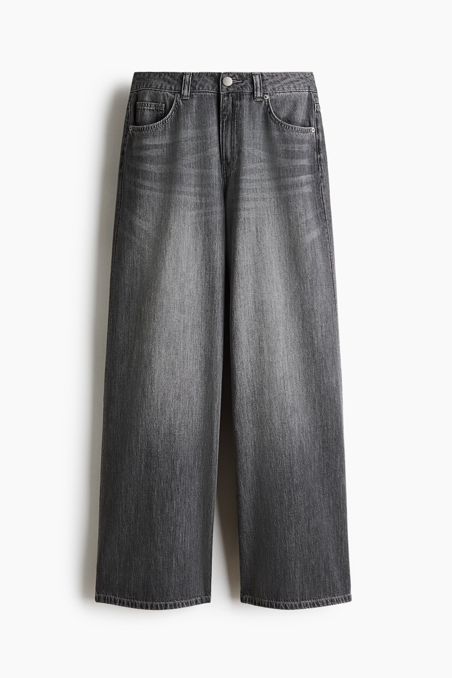 Wide Regular Waist Jeans - Donker denimgrijs/Donker denimblauw/Denimblauw/Licht denimblauw/Denimblauw/Roomwit/Grijs - 1