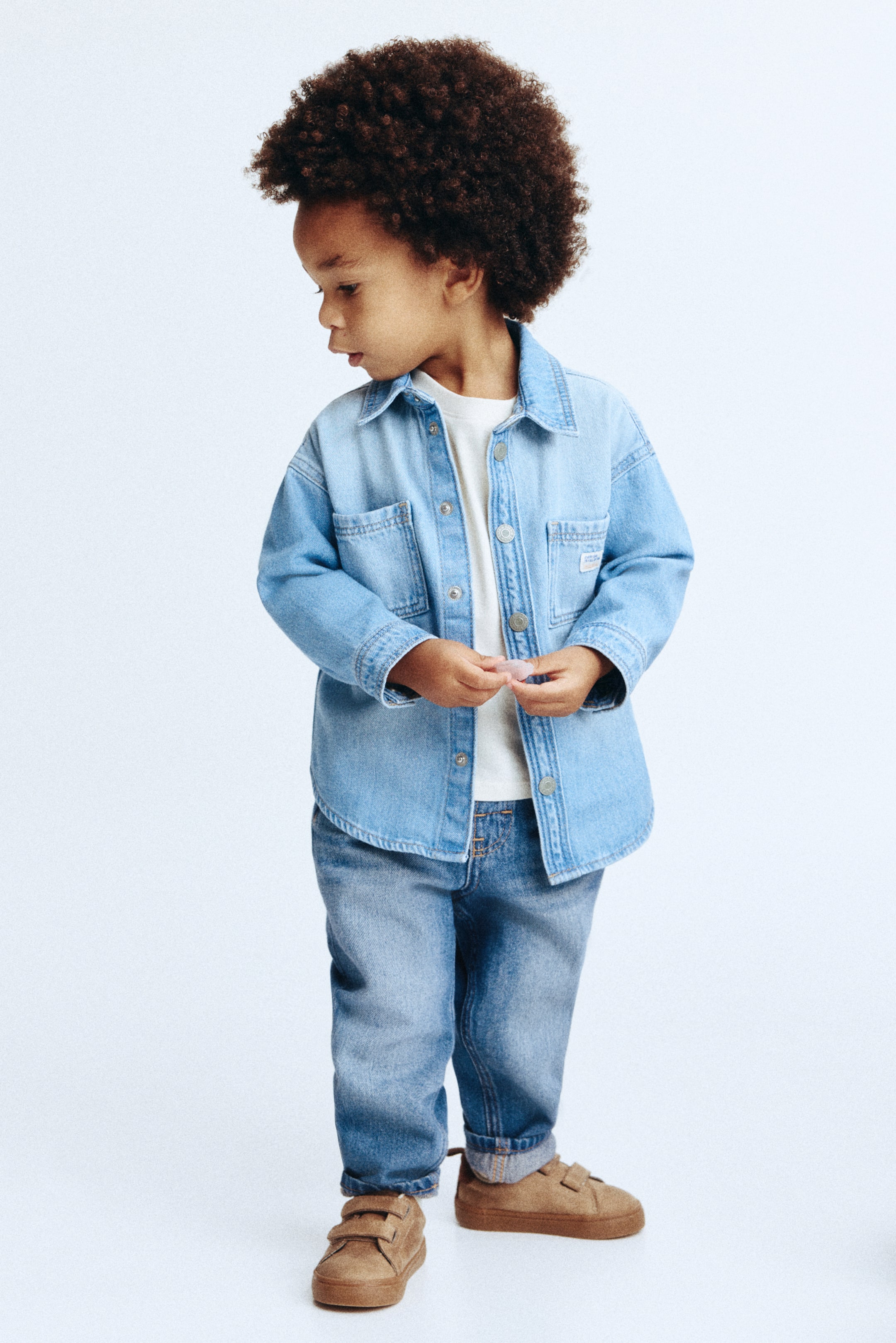 Zobrazit větší obrázek: Bavlněné džíny - Denim blue - DĚTI | H&M CZ 1