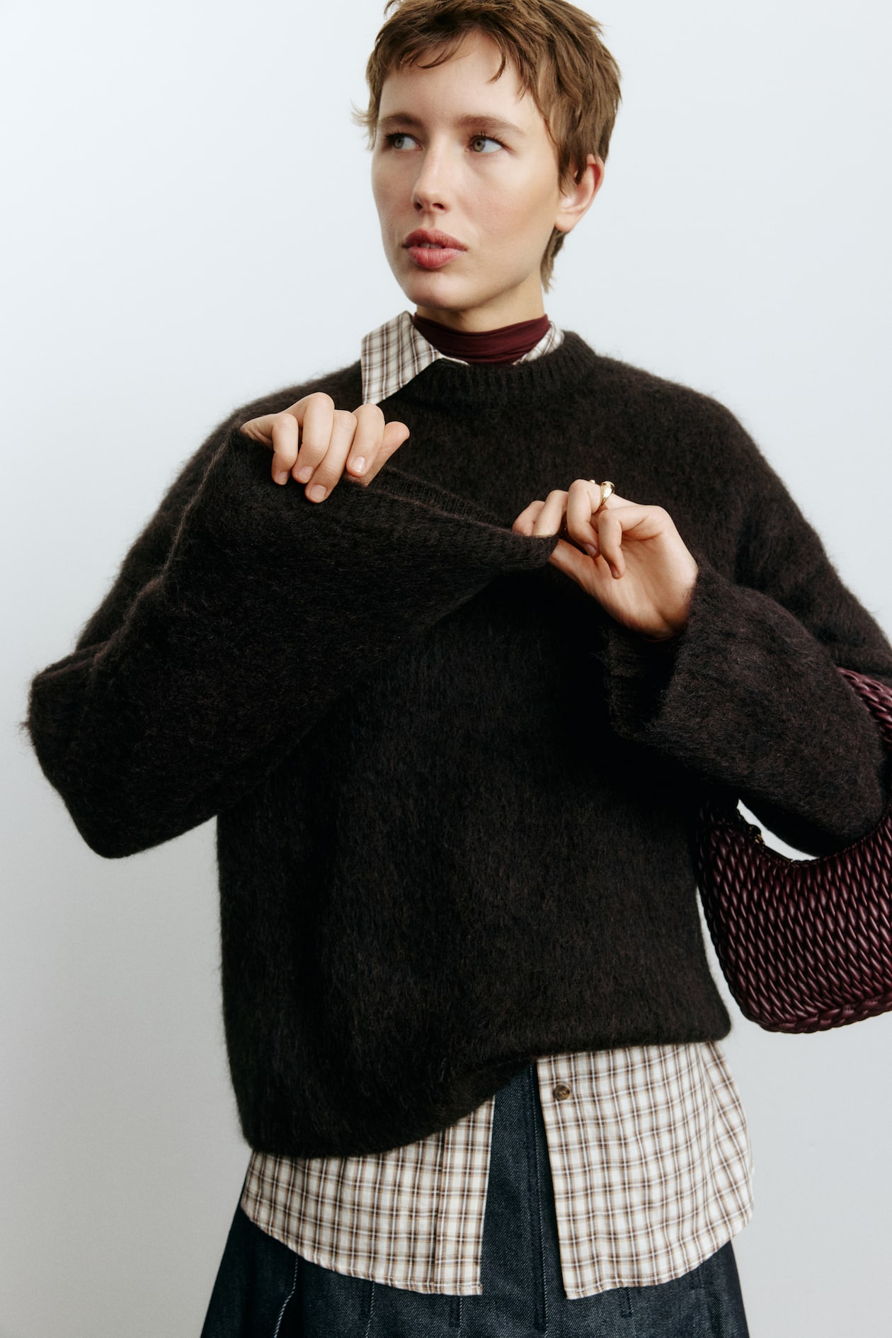 Oversized Mohair-Blend Sweater - image 3