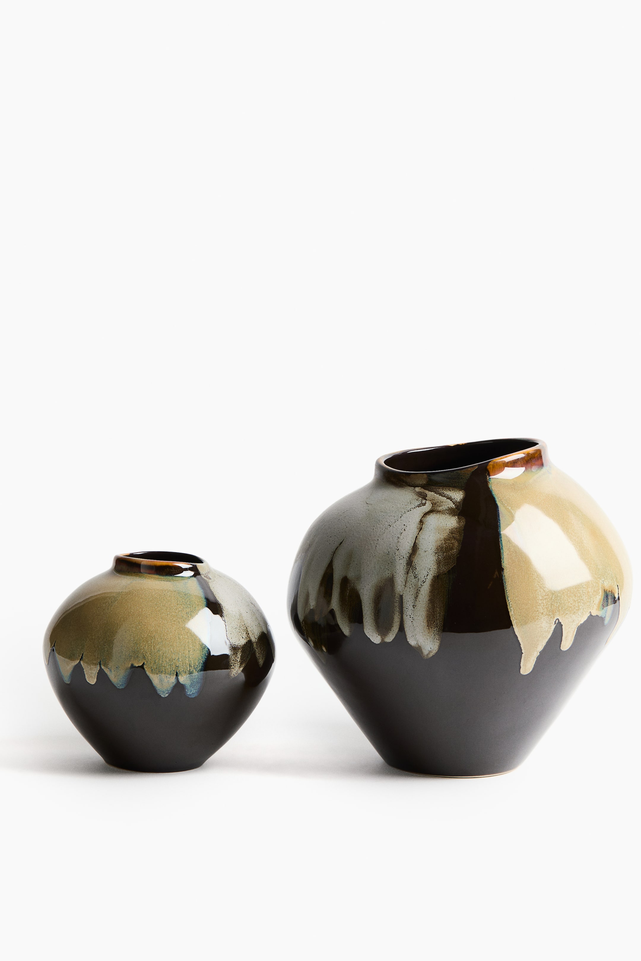Large Irregular Stoneware Vase