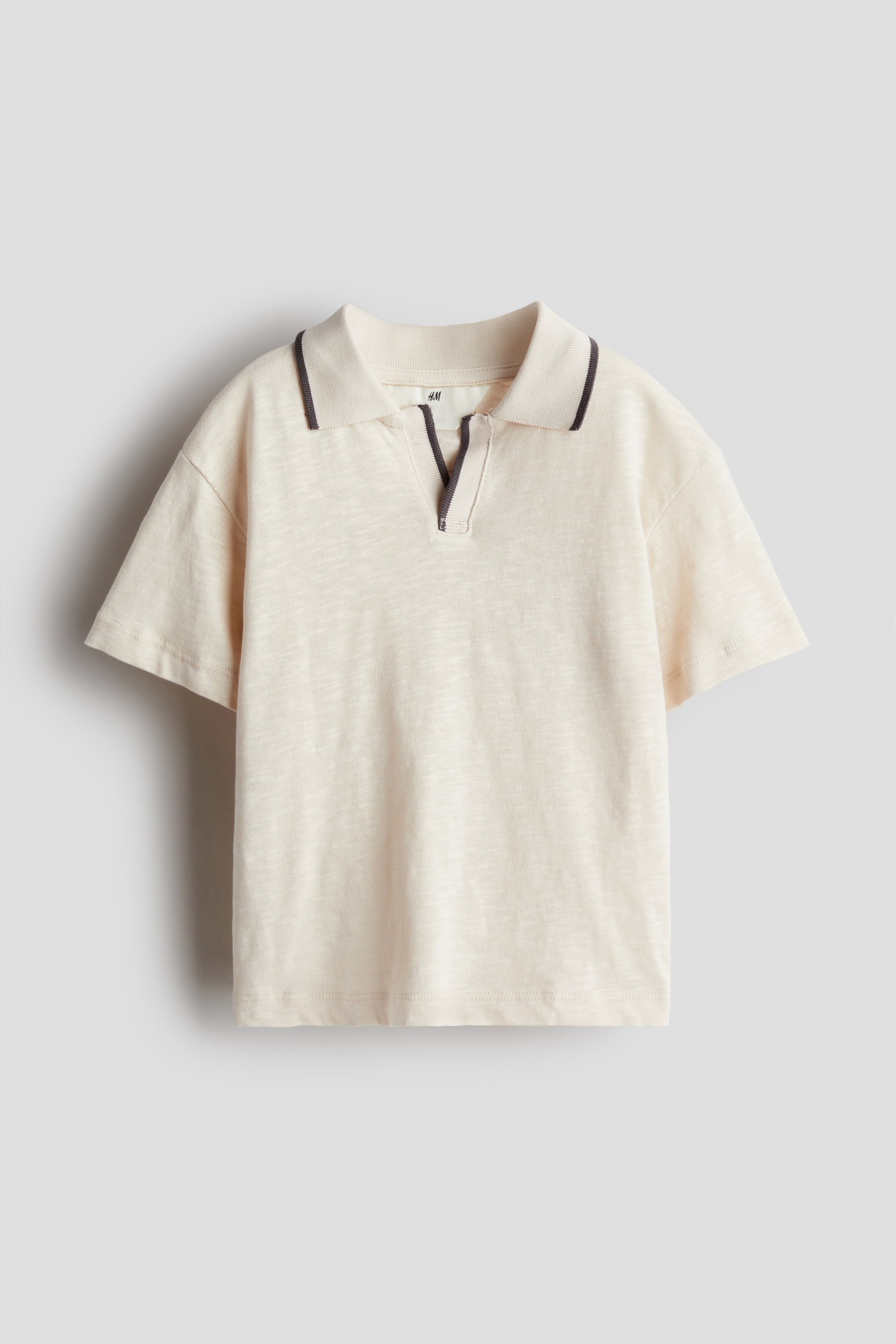 View larger image: Cotton polo shirt - Light beige - Kids | H&M IN 1
