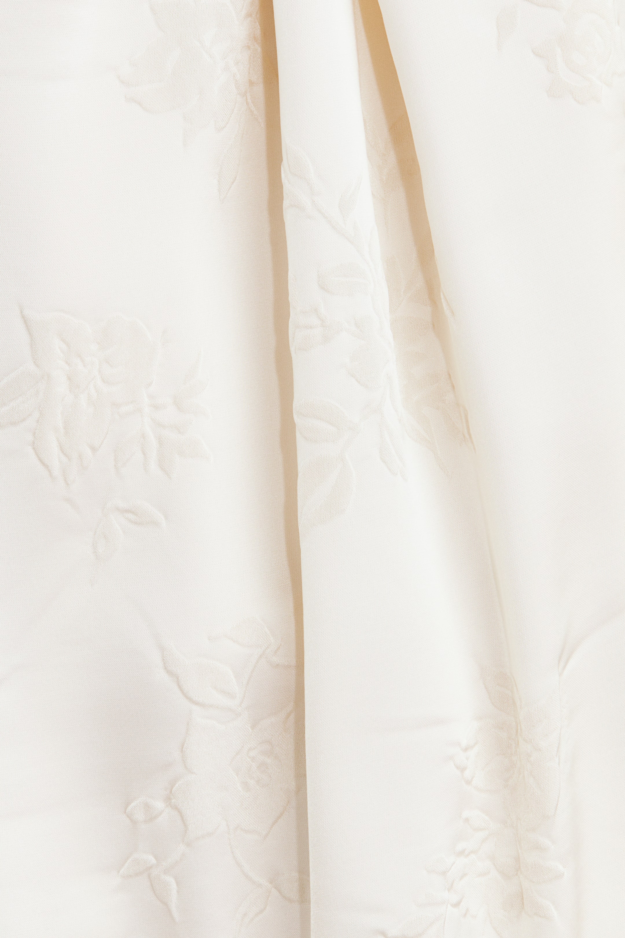 View larger image: Oversized jacquard-weave blouse - Cream | H&M IE 7