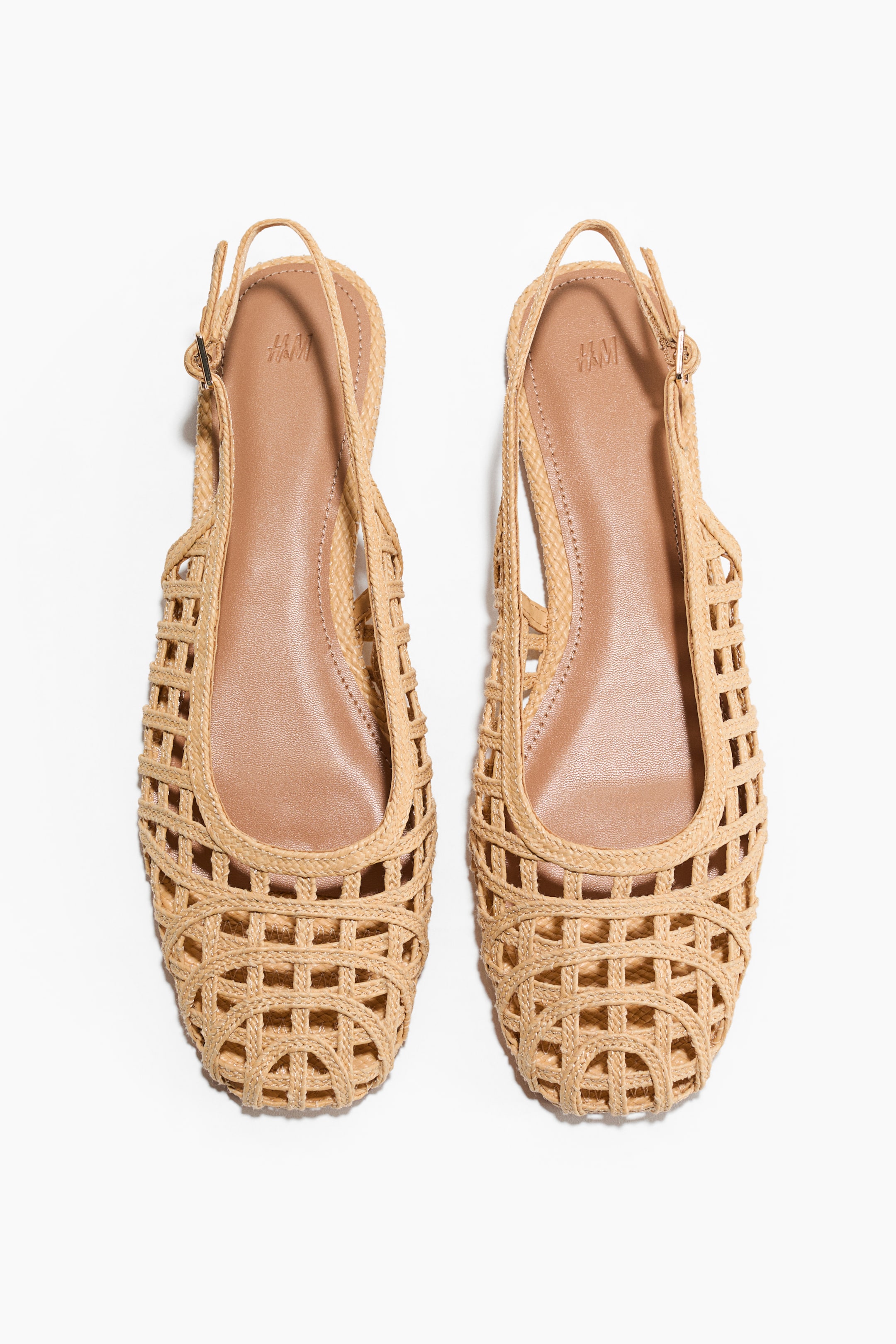 Ver imagen más grande: Salones destalonados con diseño trenzado - Beige - MUJER | H&M ES 1