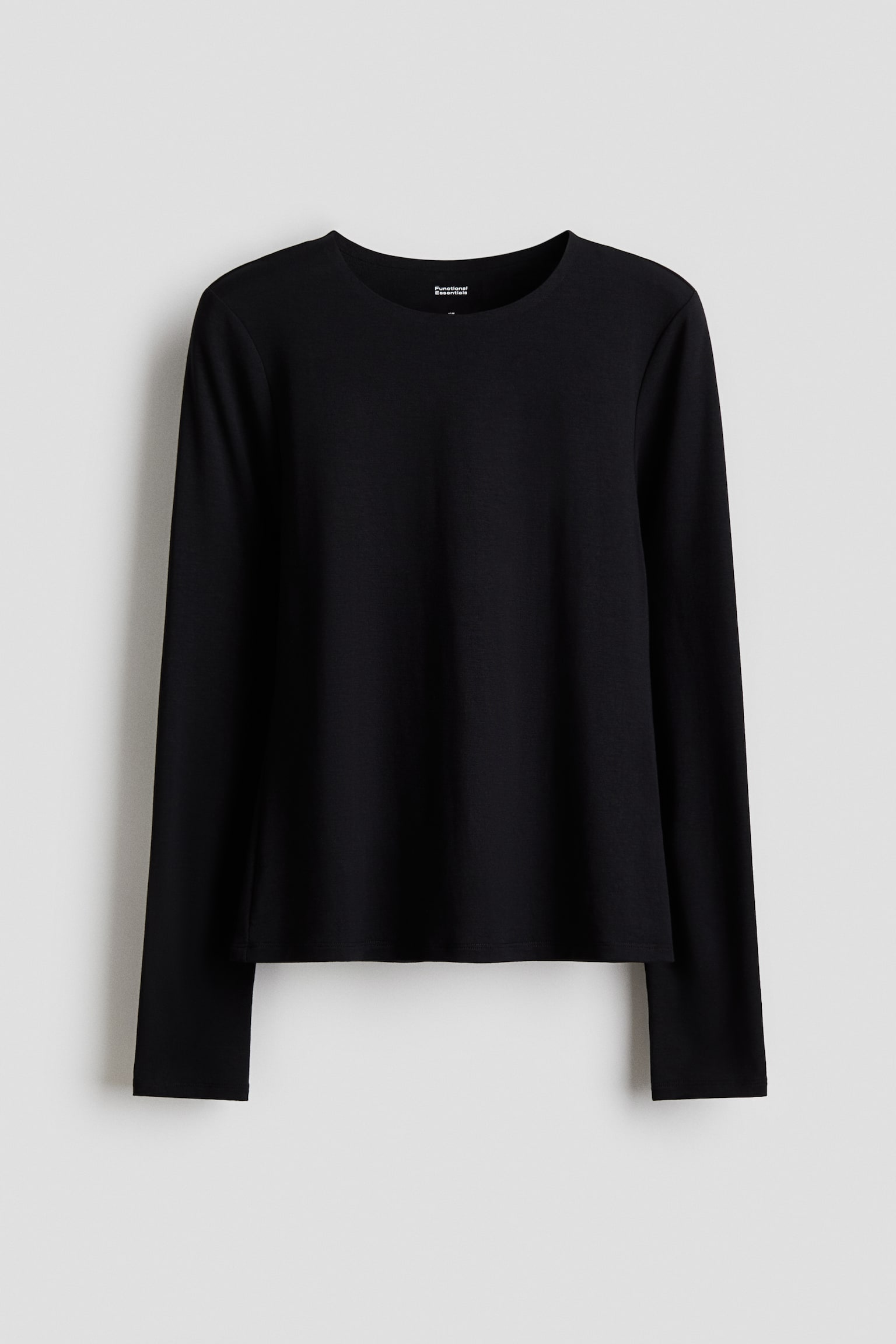 Warming Long-sleeved top - Black/White/Dark brown - 2