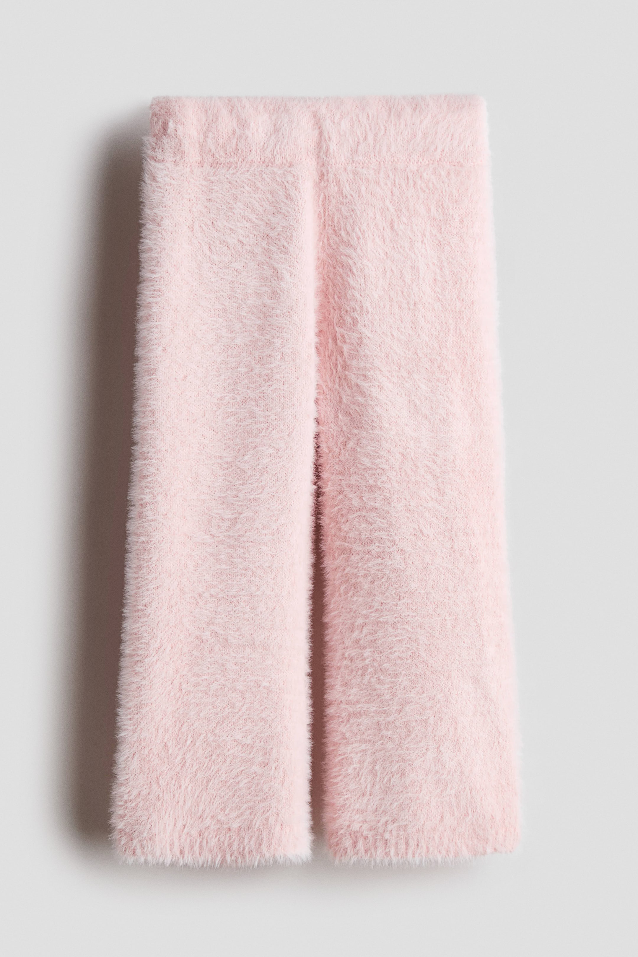 Grösseres Bild ansehen: Flauschige Strickleggings - Hellrosa - KINDER | H&M CH 1