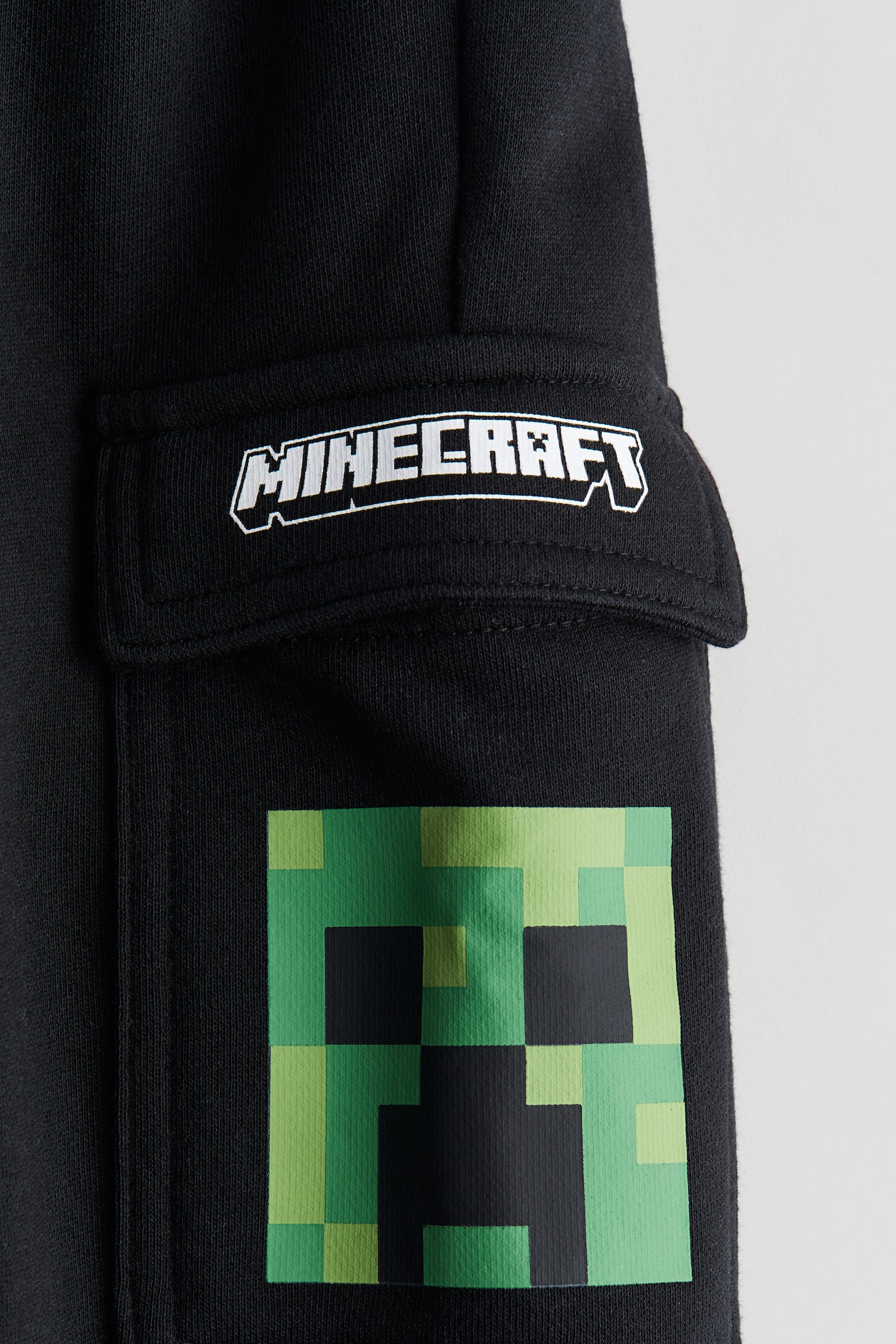 Printed cargo joggers - Black/Minecraft - 2