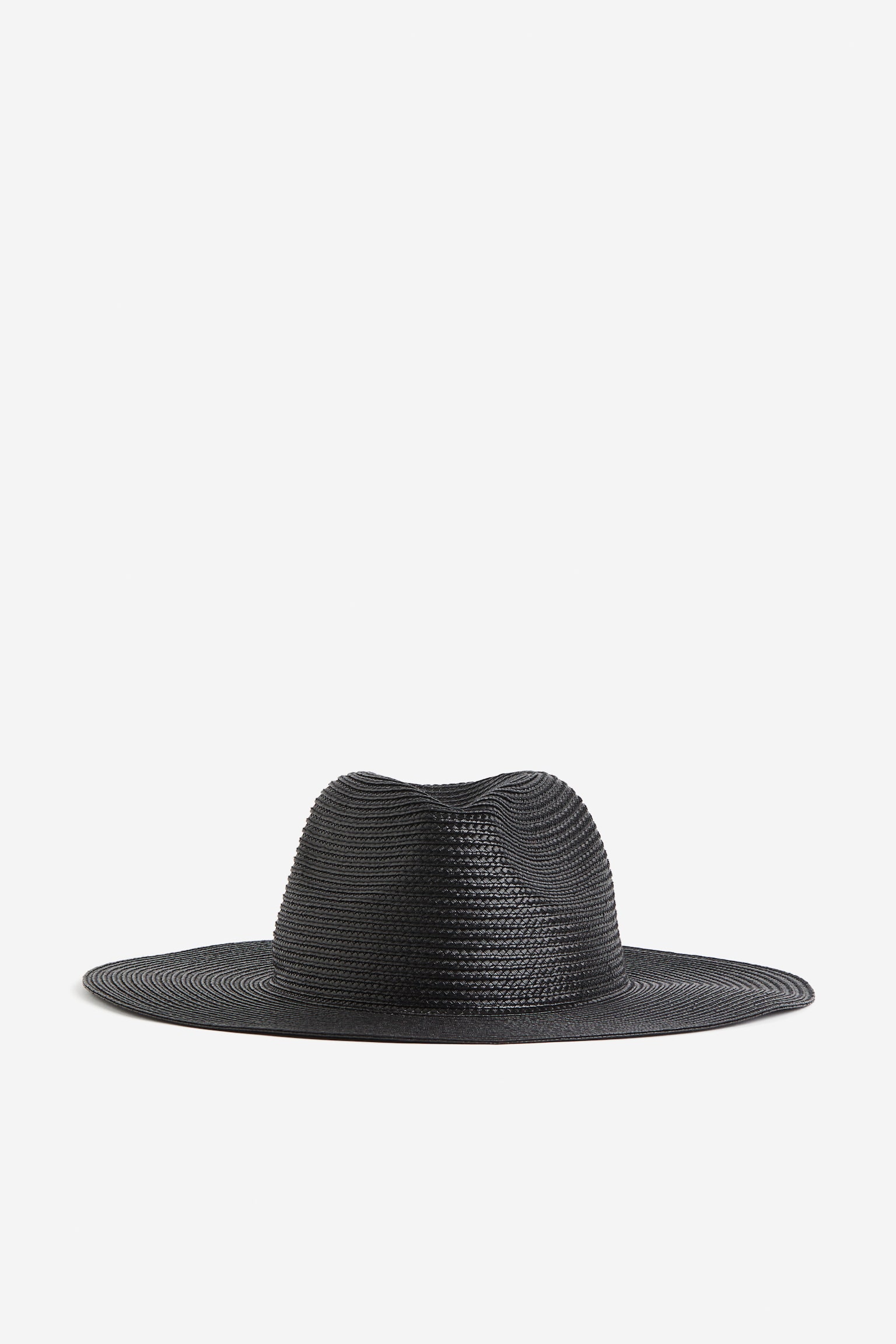 Straw hat - Black/Beige - 2