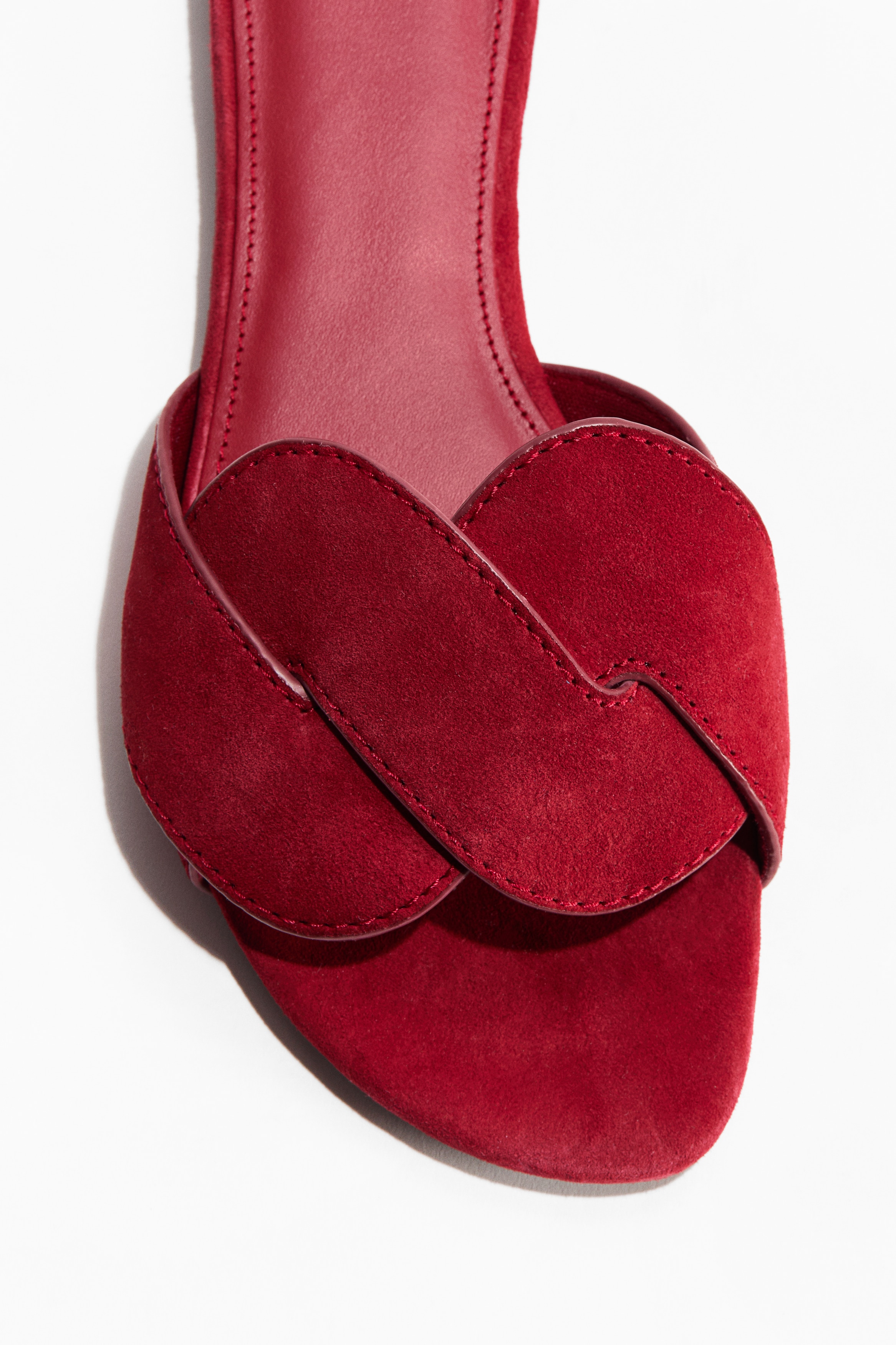 Leather sandals - Red/Brown