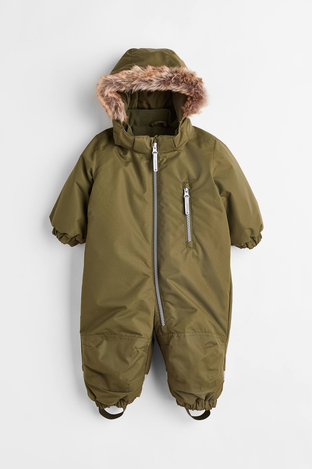 Water-repellent Snowsuit - Long sleeve - Long - Dark khaki green 