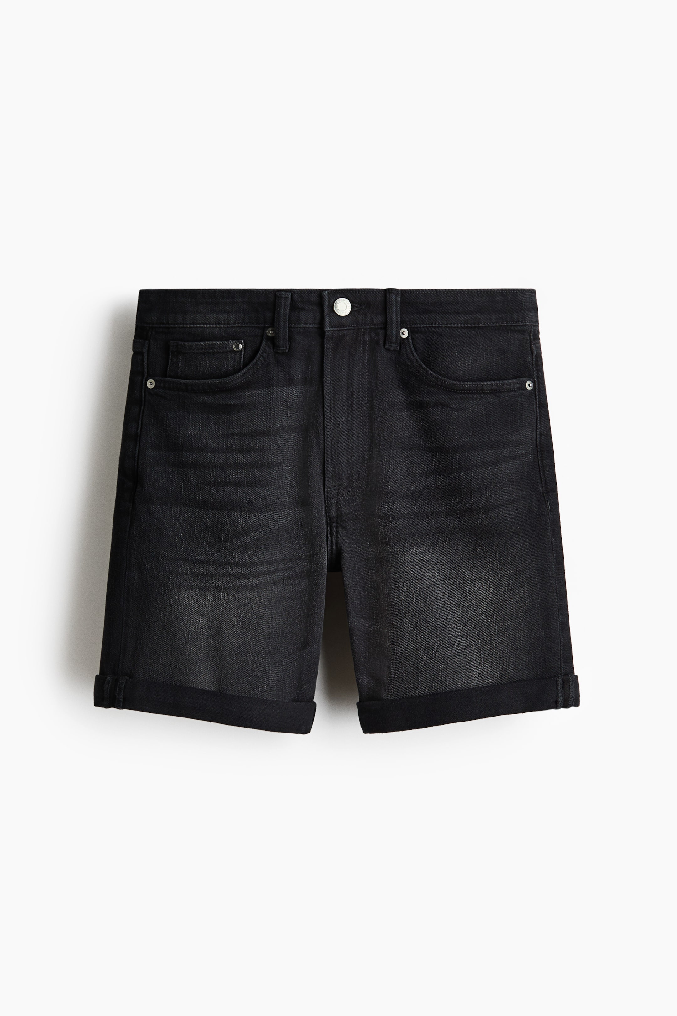 Slim Denim Shorts