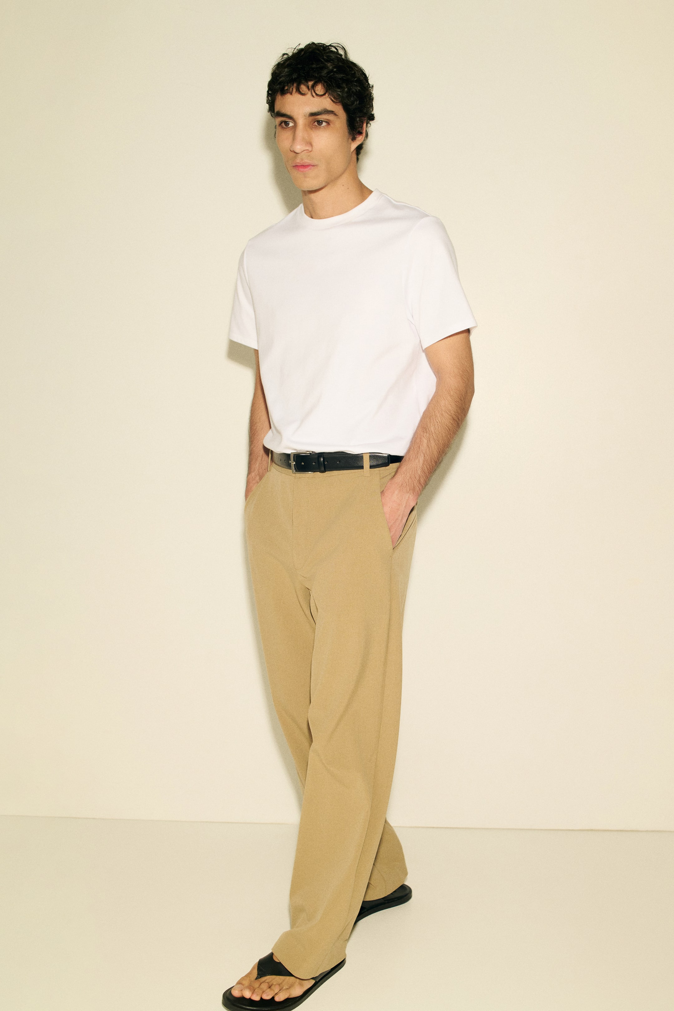 Мужские брюки H&M Four-Way Stretch Wide-Cut Pull-On Pants — фото 7