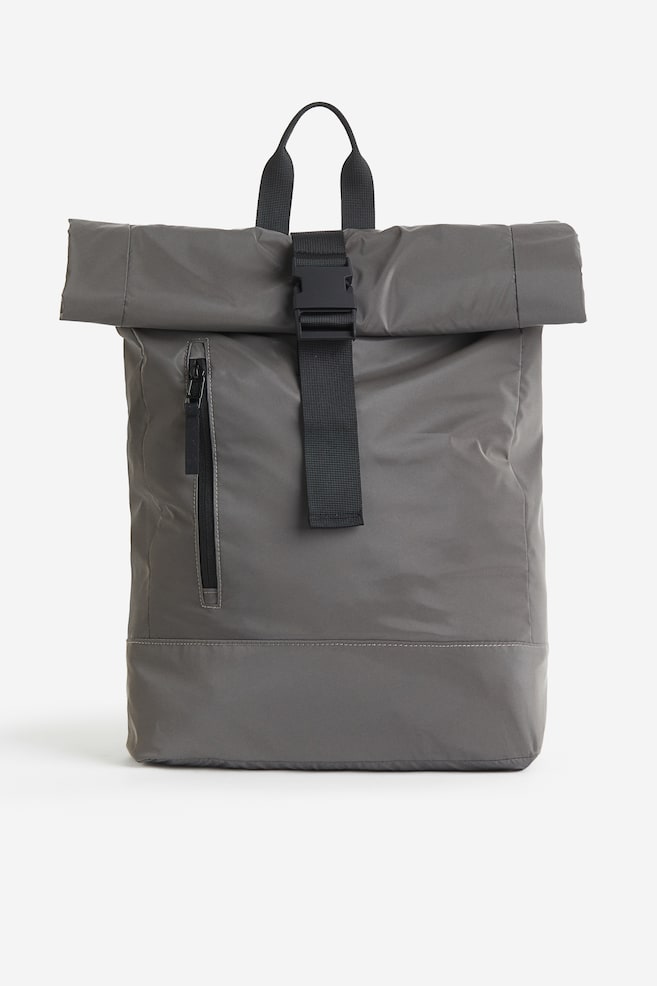 Water-repellent sports backpack - Dark grey/Black/Light beige - 2