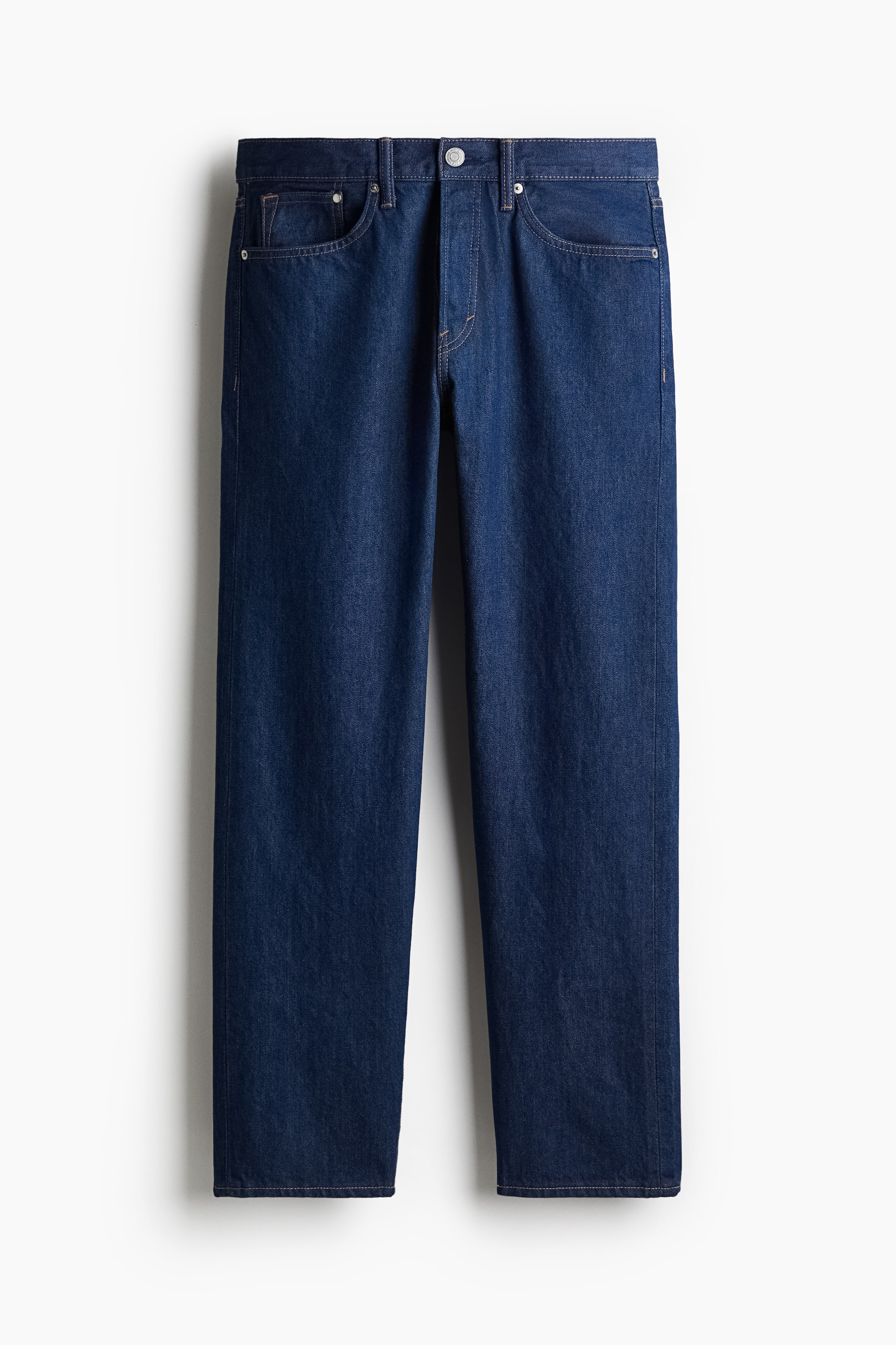 Relaxed Jeans - Dark denim blue - Men | H&M GB 6