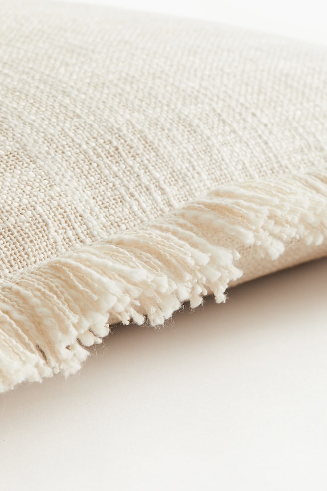 Slub weave cushion cover - Light beige/Sage green/Orange/Bright blue/Turquoise - 4