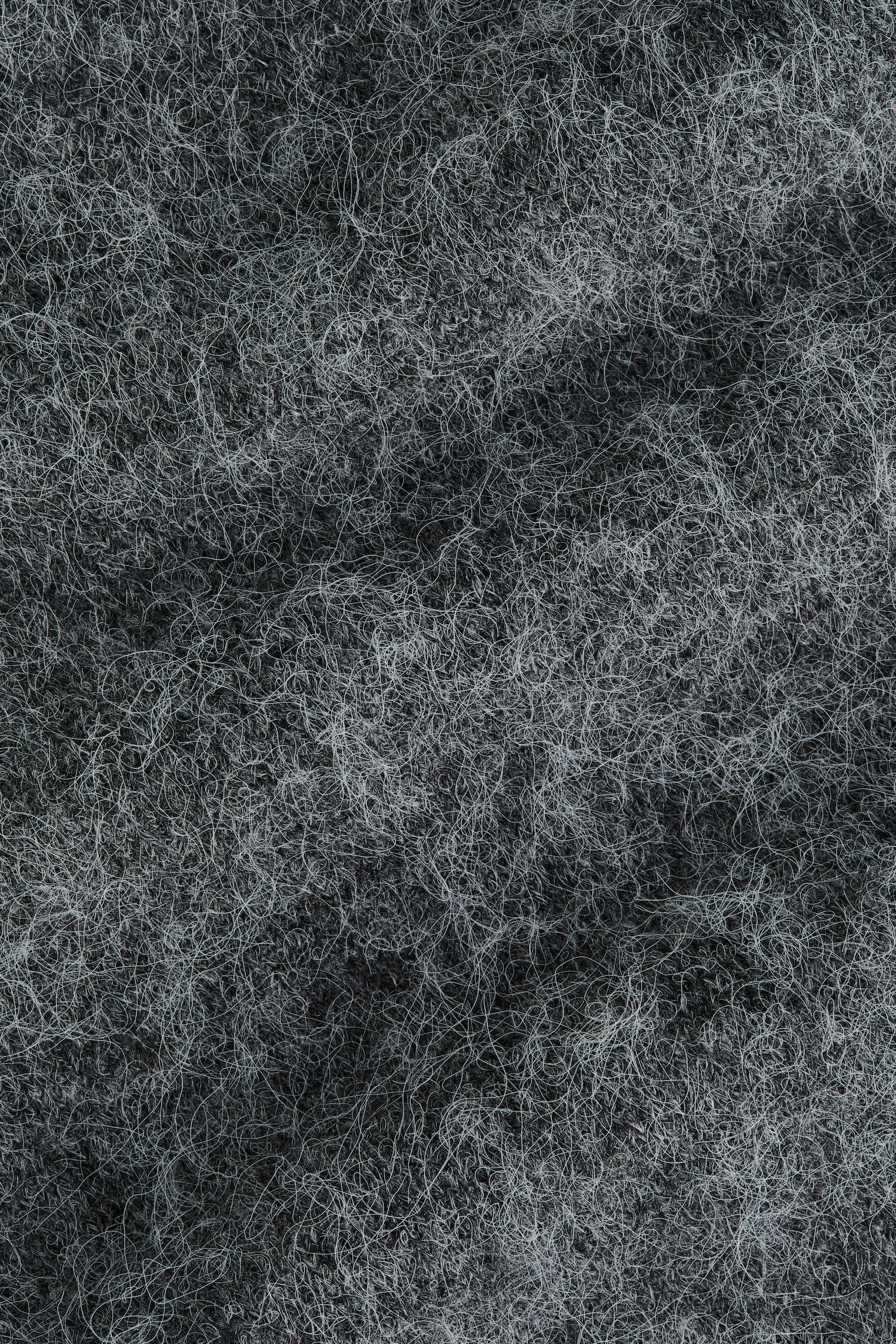 Gonna longuette in maglia - Dark grey marl - 2