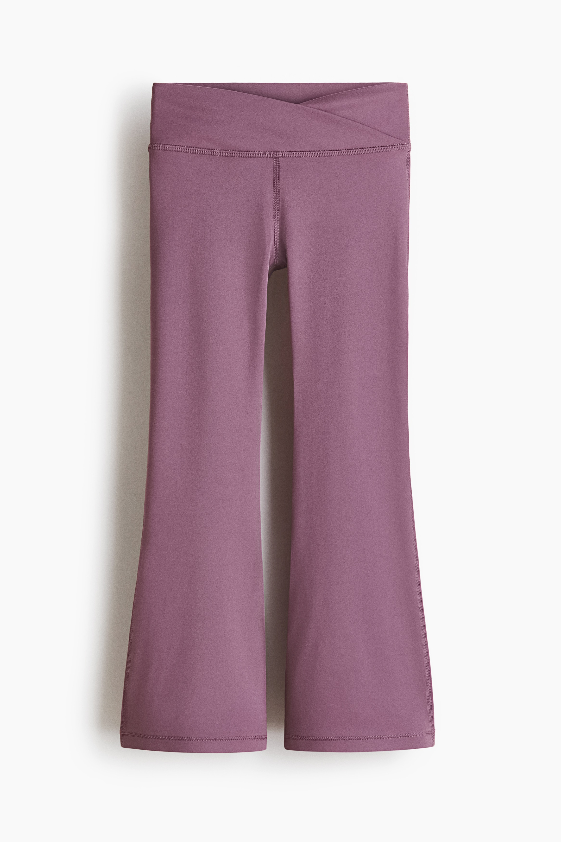 Utsvingt treningsleggings med SoftMove™ - Mørk rosa/Lys rosa/Tåkelilla