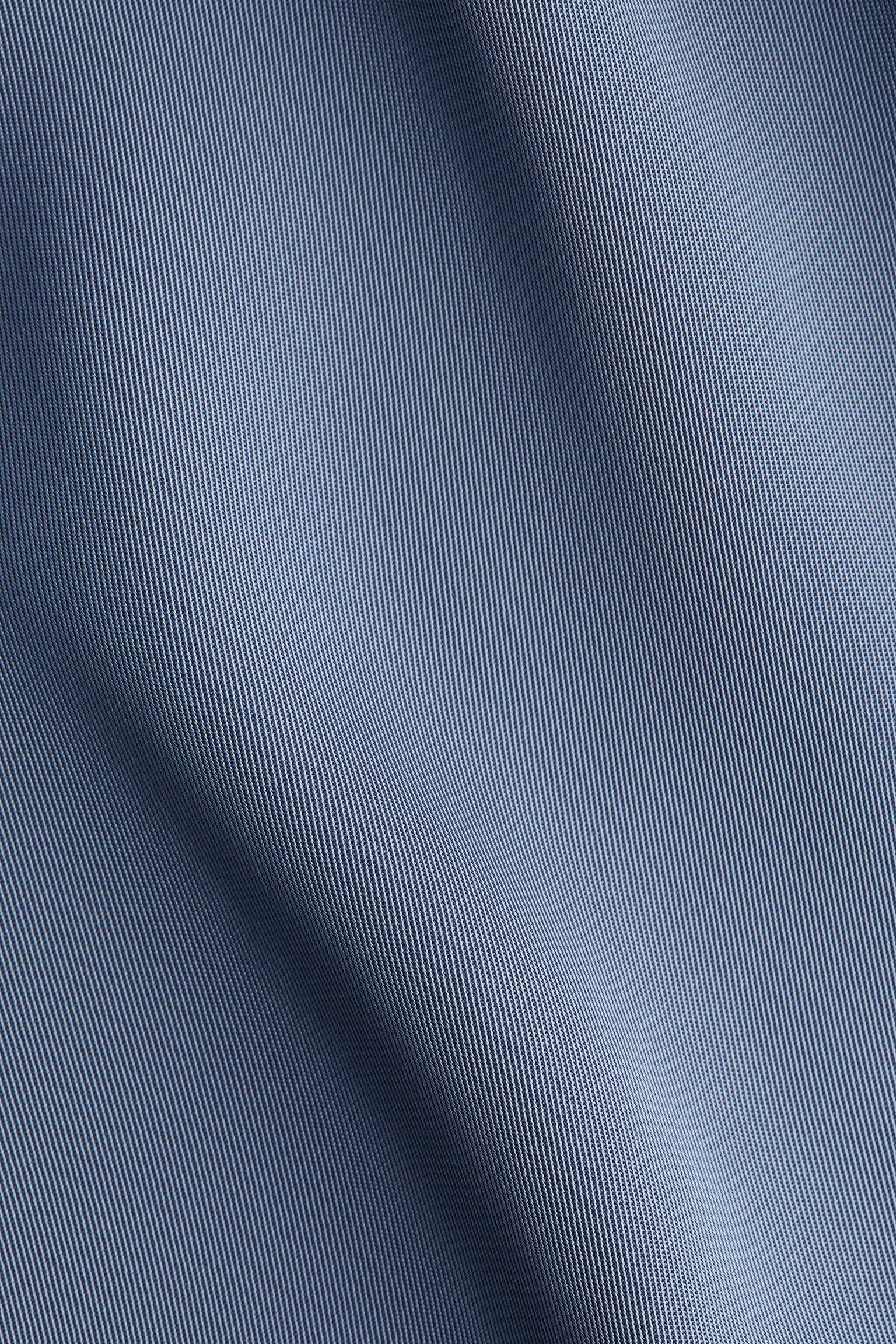 Cap-sleeved satin dress - Dusty blue/Black/Patterned - 3