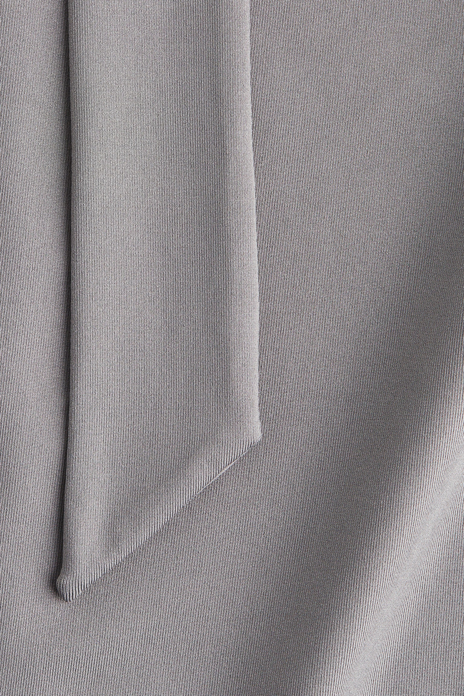 Scarf-detail top - Grey/Black/Spotted/Black - 4