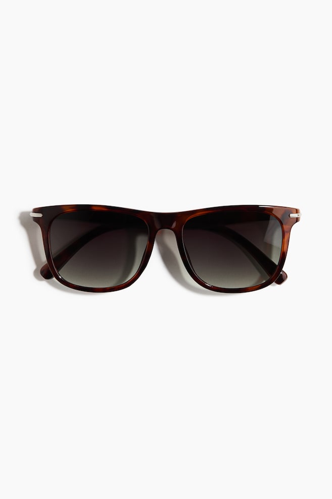 Sunglasses - Brown/tortoiseshell pattern/Black/Black - 1