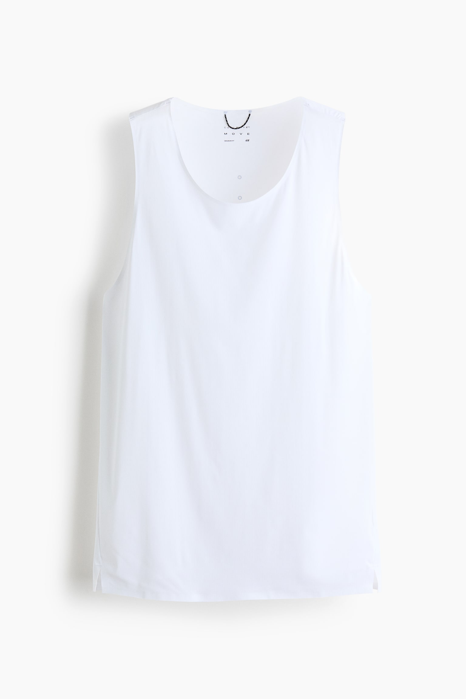 Cooling Lightweight Running vest top - White/Chocolate plum/Dark grey/White - 1
