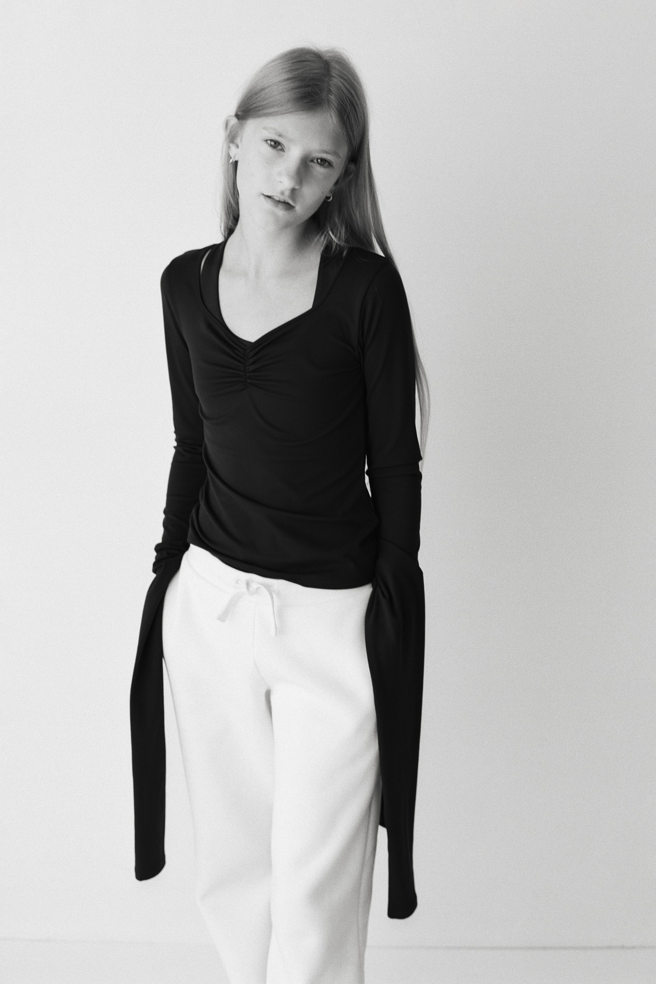 Pantalon de jogging ample à jambes larges