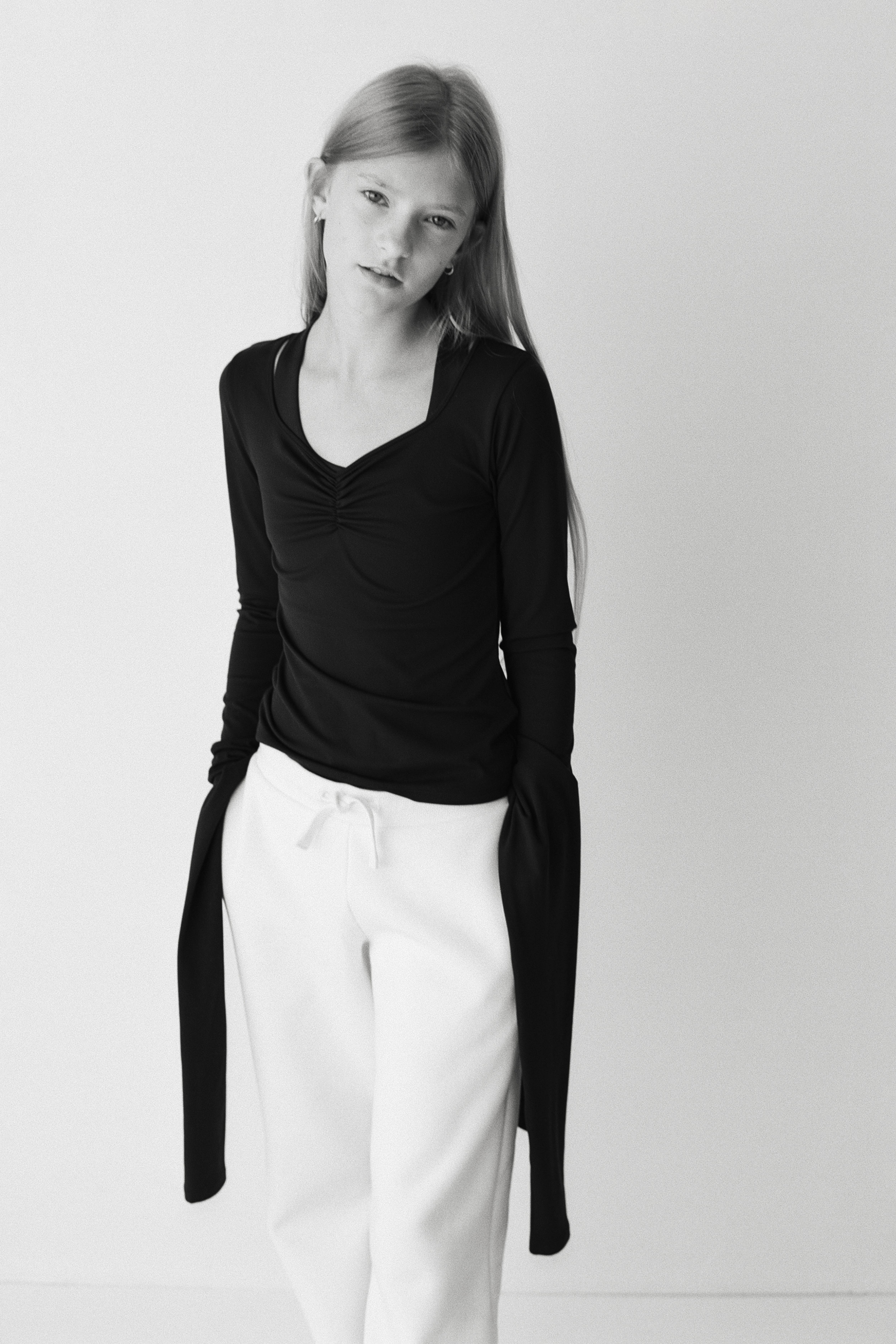 Pantalon de jogging ample à jambes larges