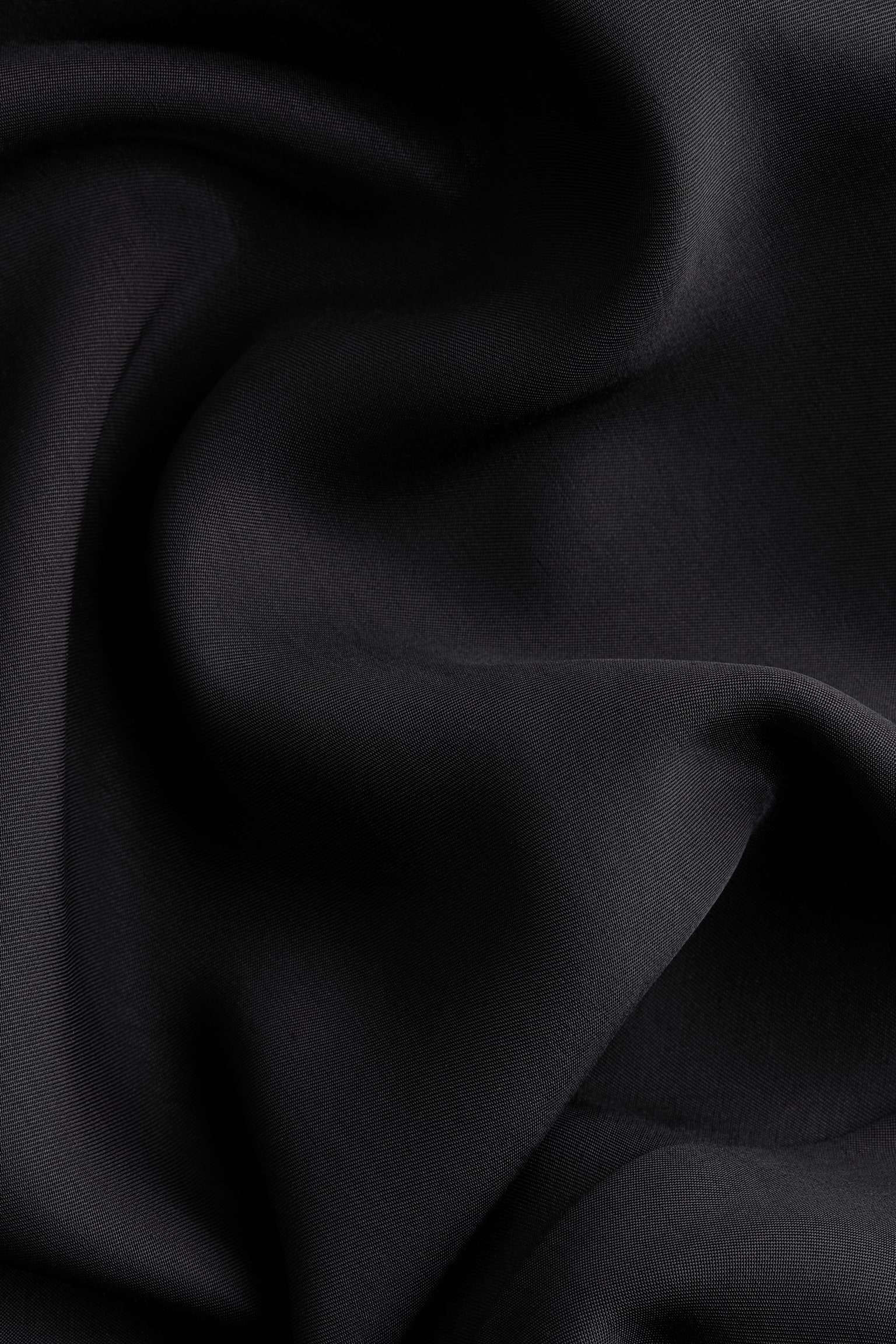 Женская юбка H&M Mama Asymmetric Satin, цвет: Чёрный — фото 5