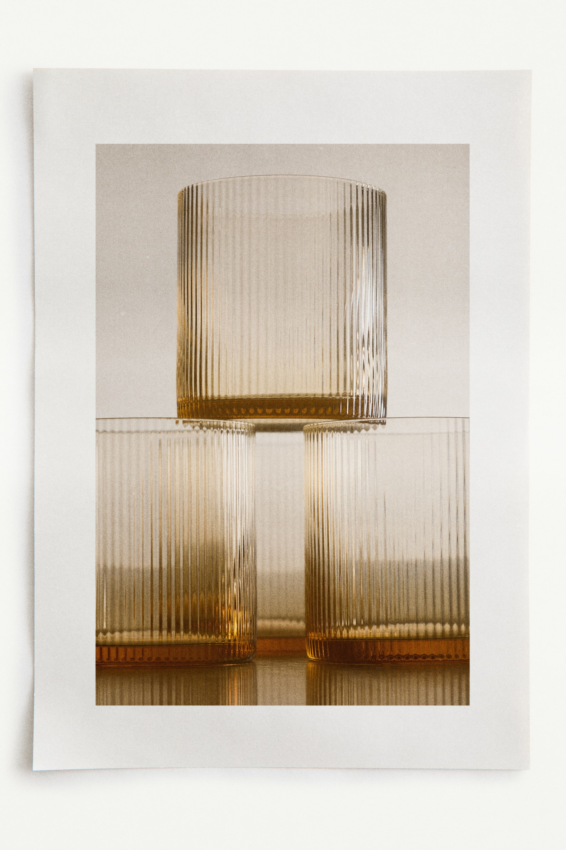 Ver imagem maior: Pack de 4 copos com efeito estriado - Bege - HOME | H&M PT 1