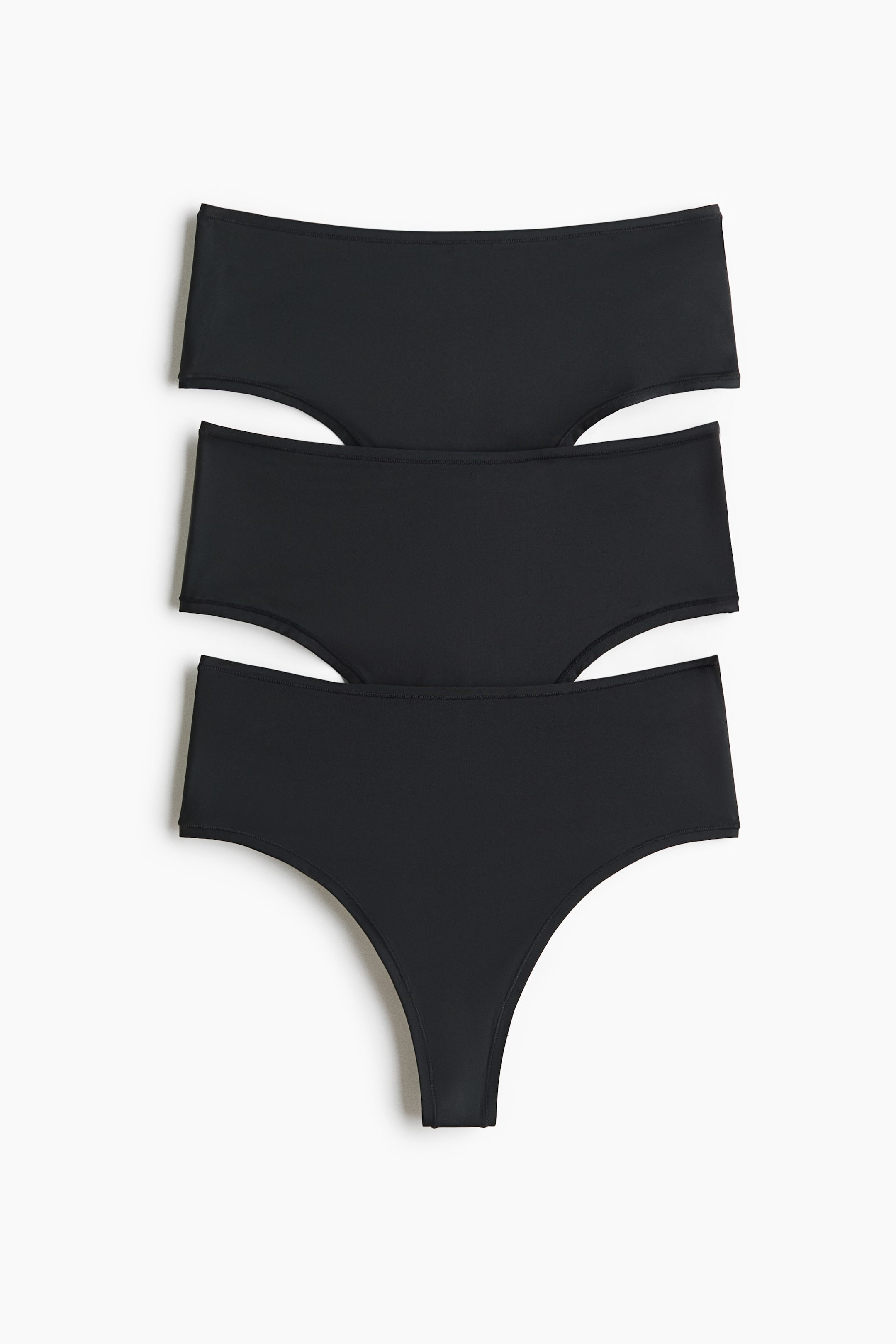 3-pack Microfiber Brazilian Briefs