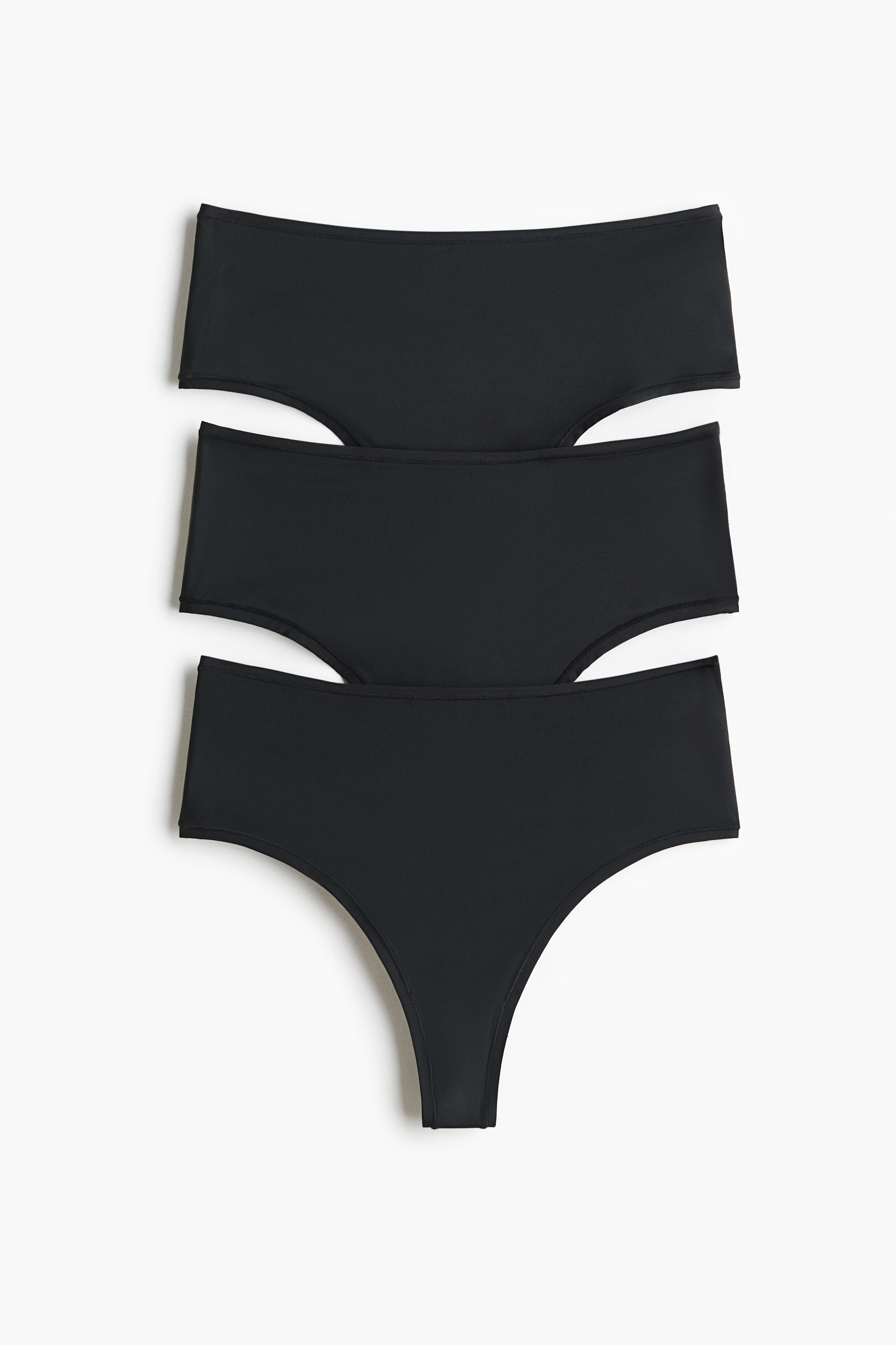 3-pack Microfiber Brazilian Briefs