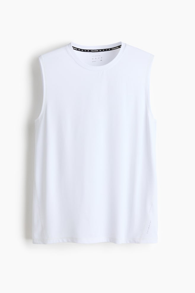 Regular Fit Sports vest top with DryMove™ - White/Dark grey/Beige/Pine green/White/Dusty teal/Dark plum/Dark grey - 1