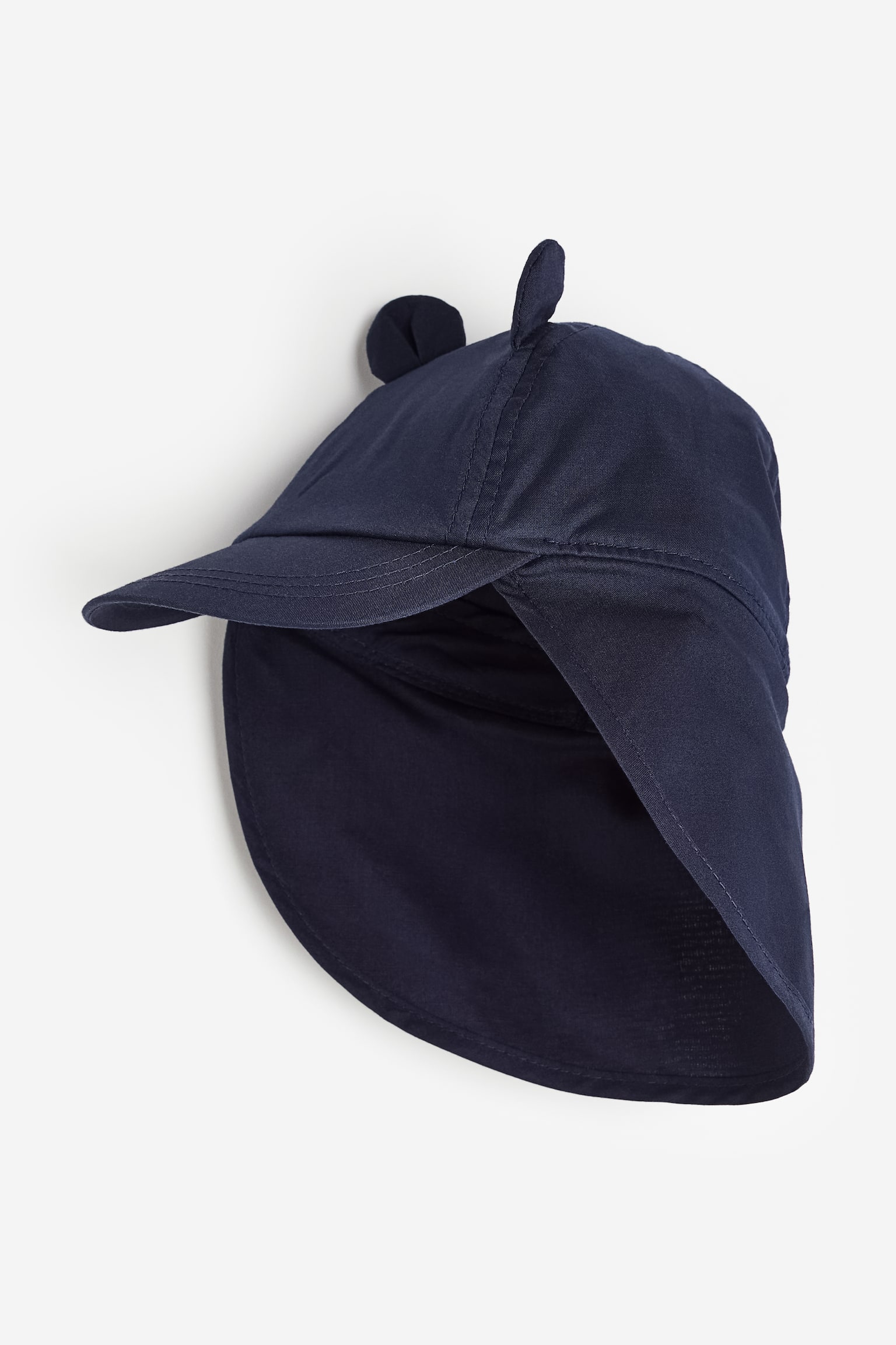Casquette saharienne avec oreilles - Bleu foncé