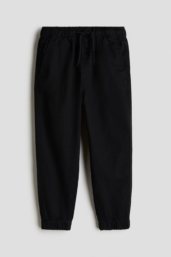 Детские брюки H&M Jersey Lined Twill Joggers